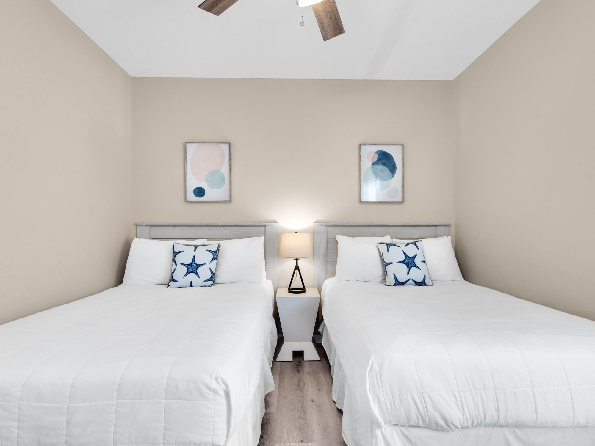 Bedroom 2 with 2 full beds