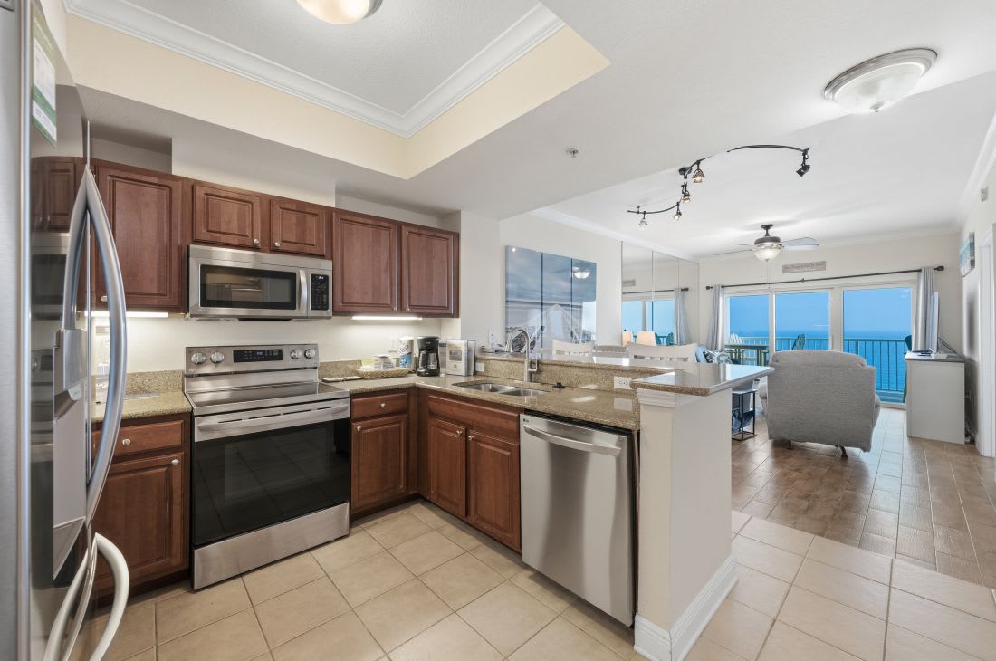 Crystal Tower 1604 Kitchen