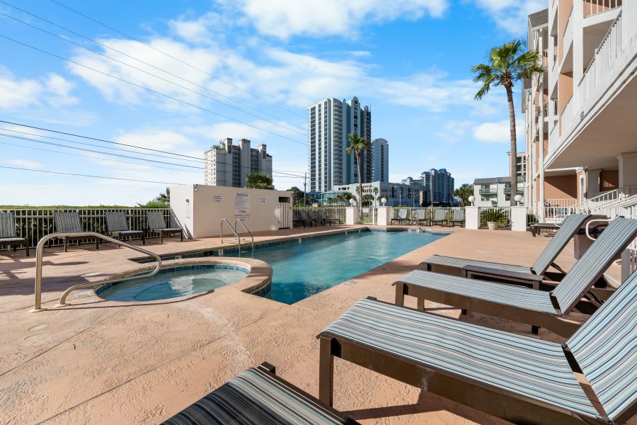 9 Grand Beach Resort Outdoor Pool + Hot Tub