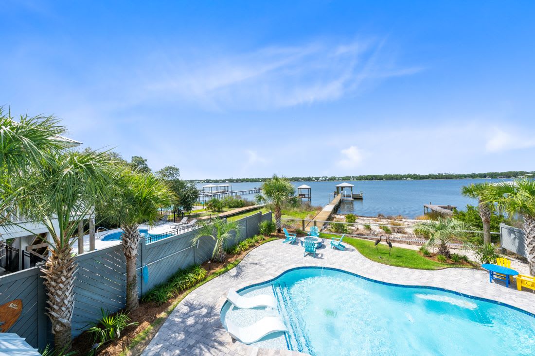 His & Hers Back Deck Views