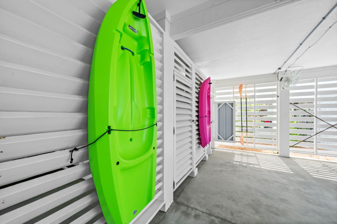 His & Hers Kayaks for Guest Use