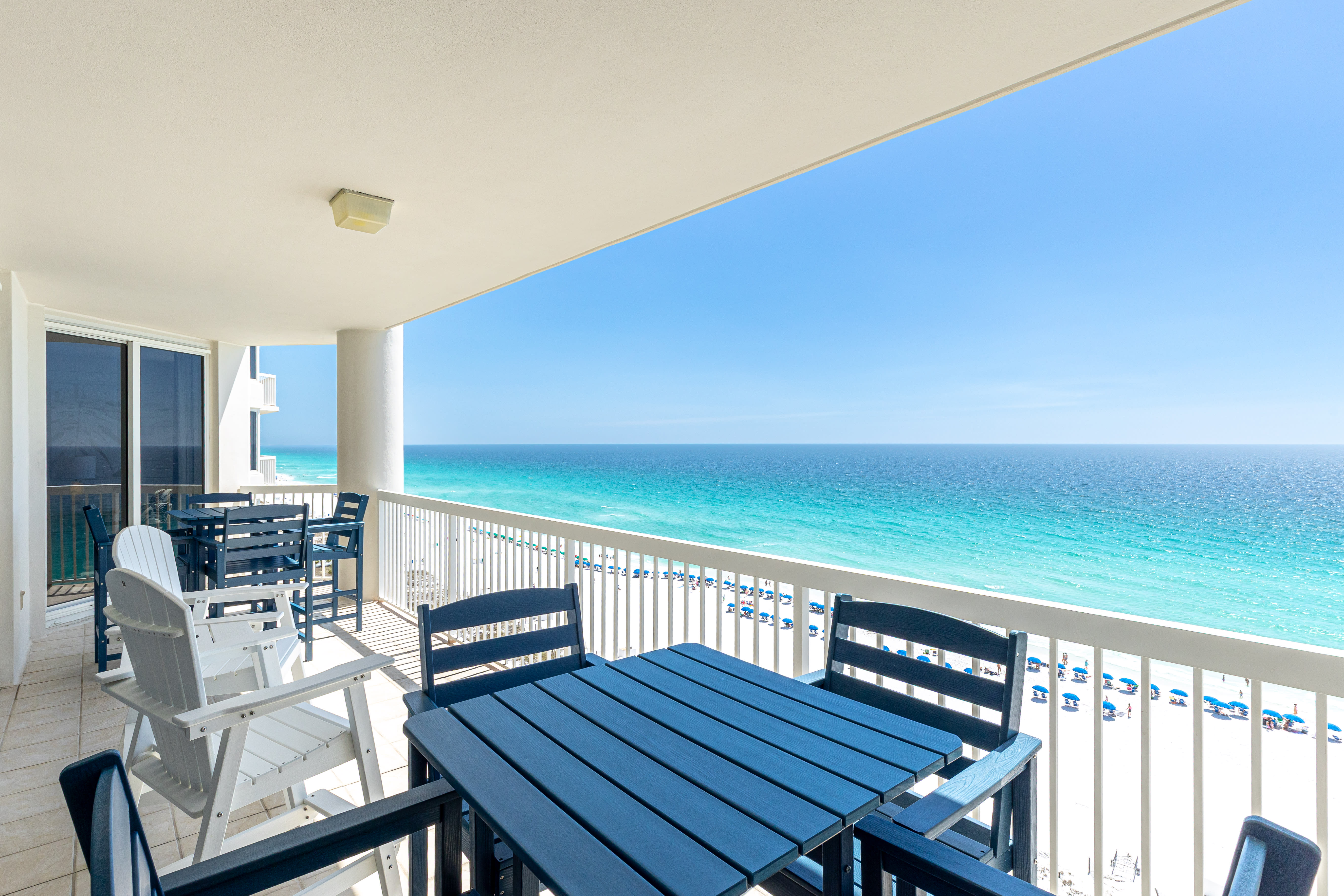 Breathtaking ocean views await from your private balcony, where morning coffee and sunset dinners become unforgettable moments above pristine turquoise waters.