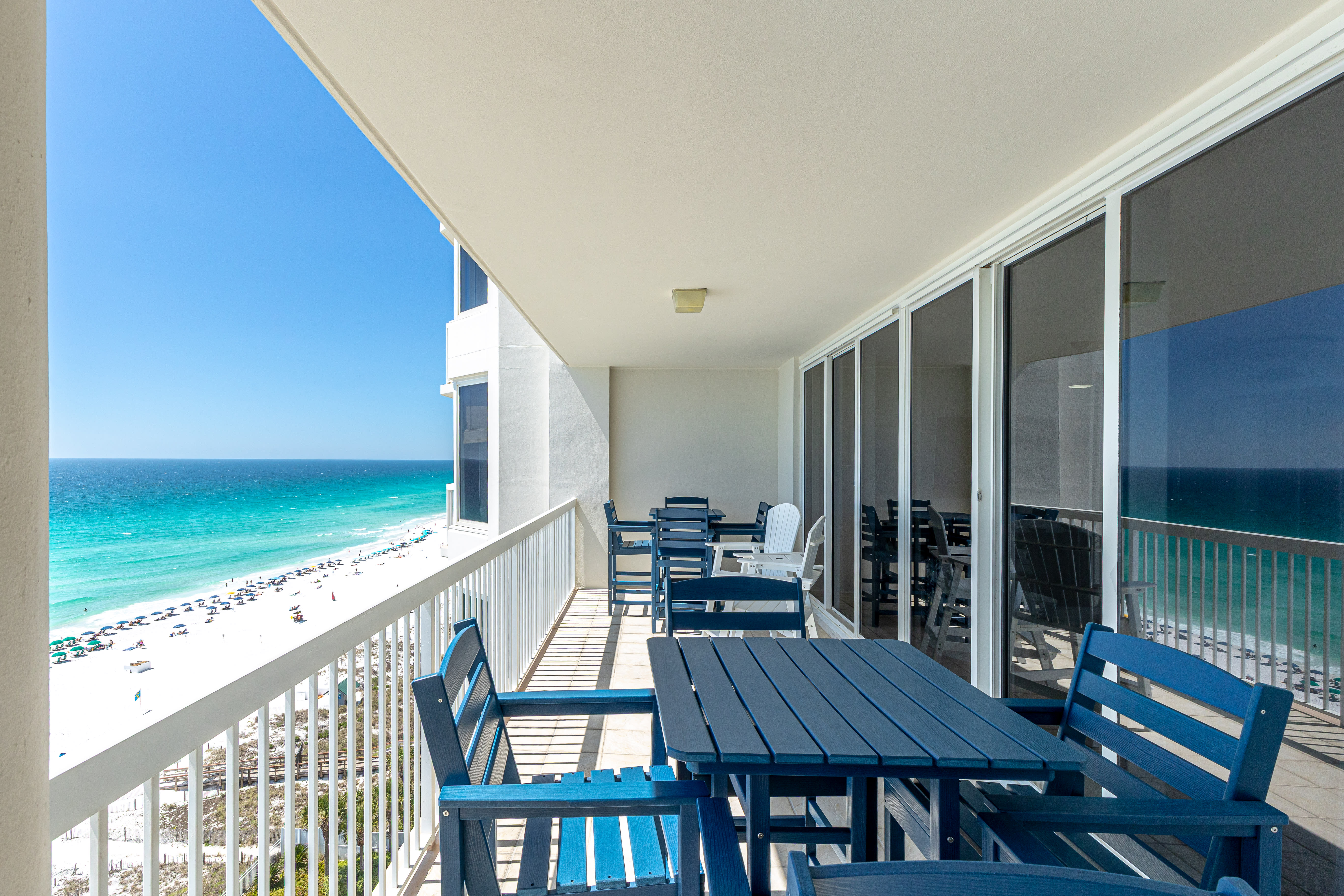Step onto your private balcony and feel the ocean breeze as you dine with stunning turquoise waters stretching endlessly before you.