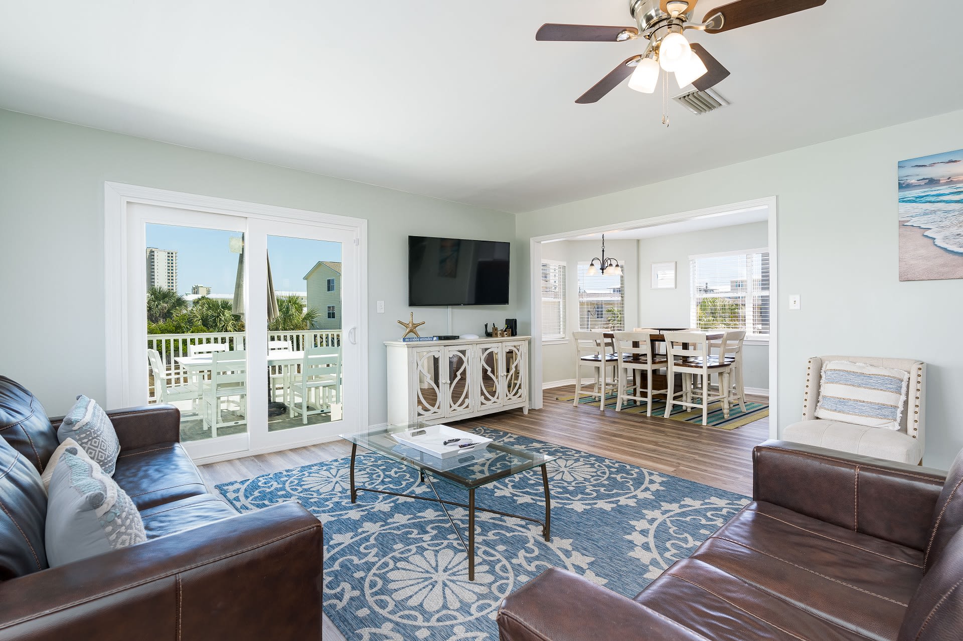 Blue Lagoon Living Room