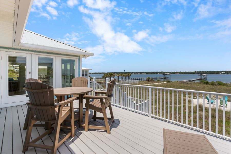 Laguna Beach Daze Lagoon Front Deck Dining