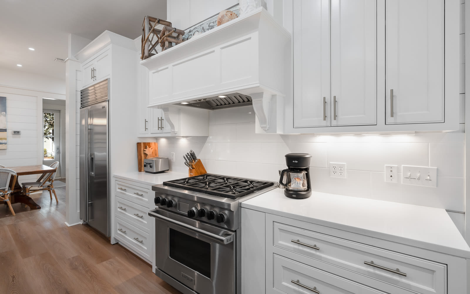 Your gourmet kitchen awaits with premium stainless steel appliances, granite countertops, and everything you need to craft memorable meals.