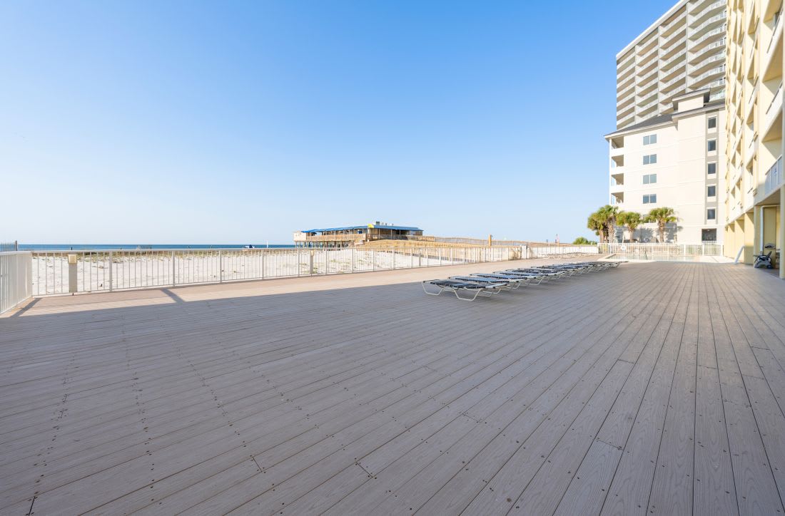Boardwalk Spacious Sunning Deck