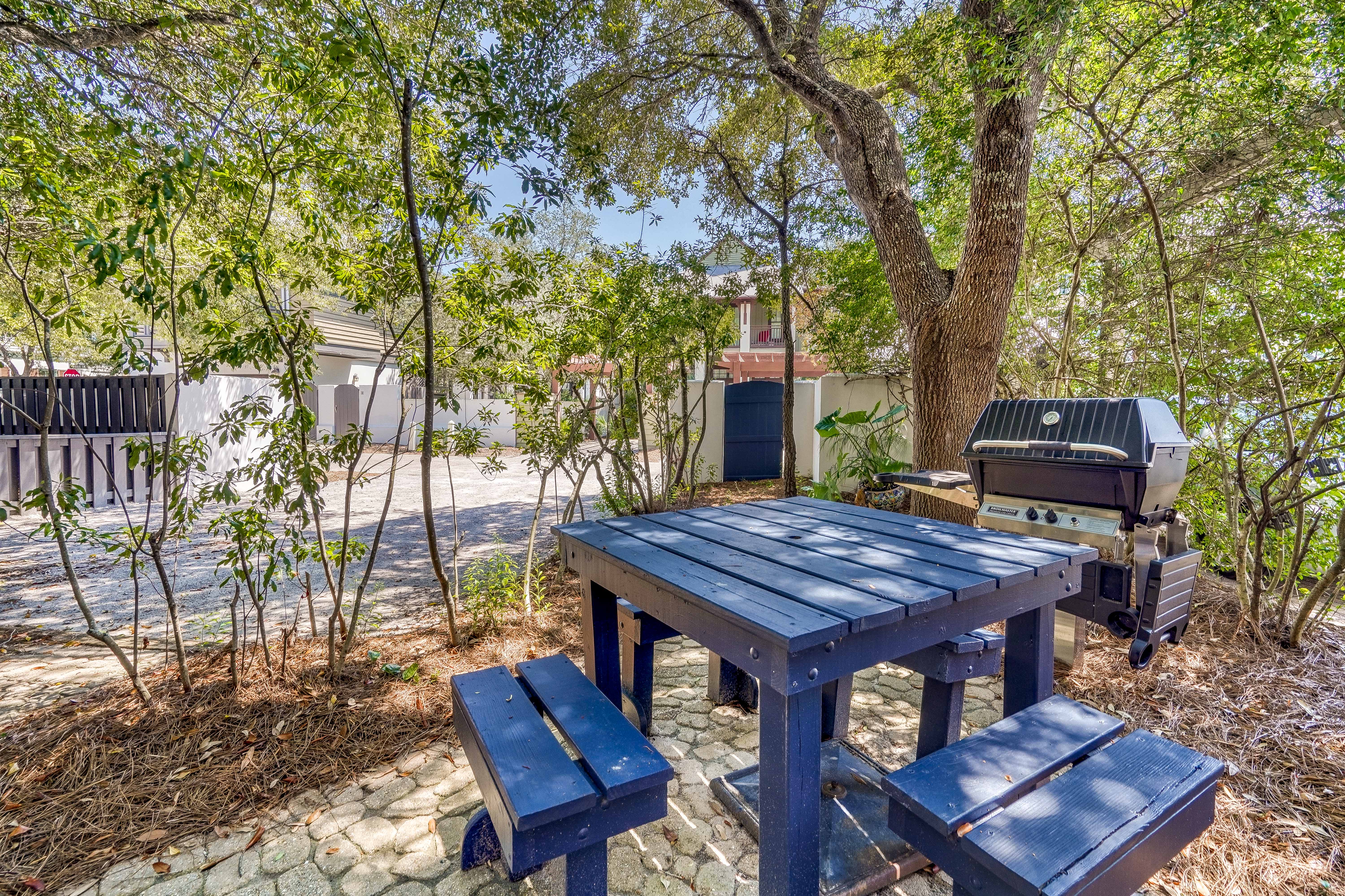 Patio - Equipped with a Grill & Dining Area for Four