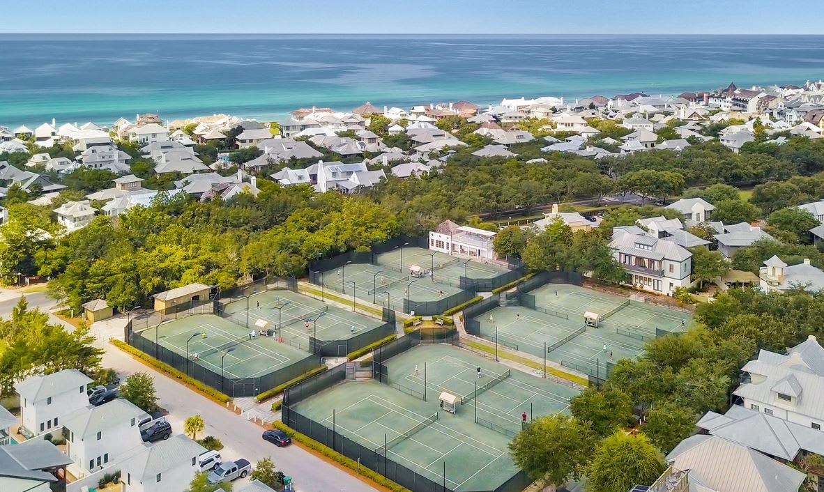 Play a Game of Tennis with your Friends in Rosemary Beach