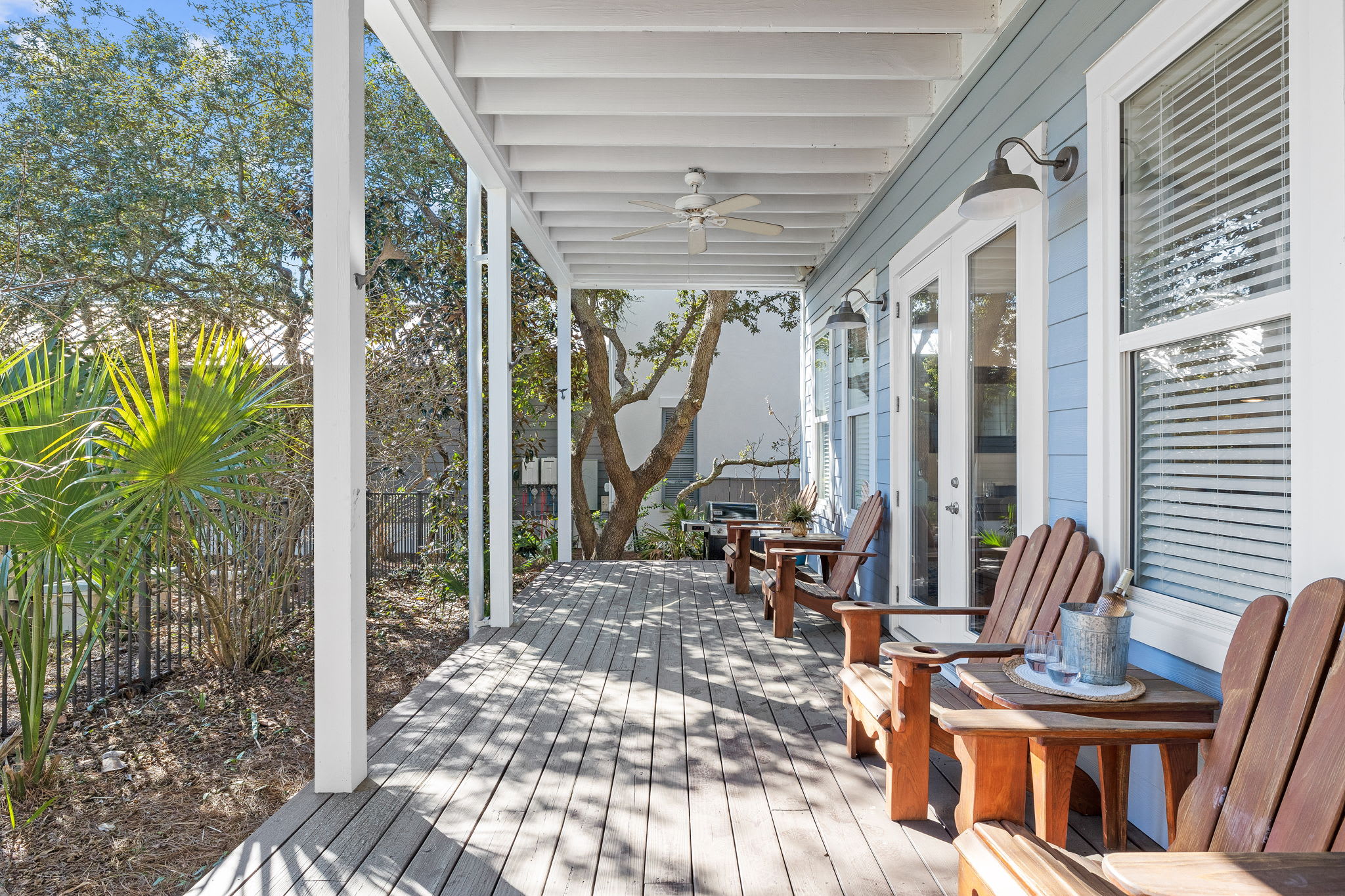 1st Floor Porch - Equipped with a Gas Grill