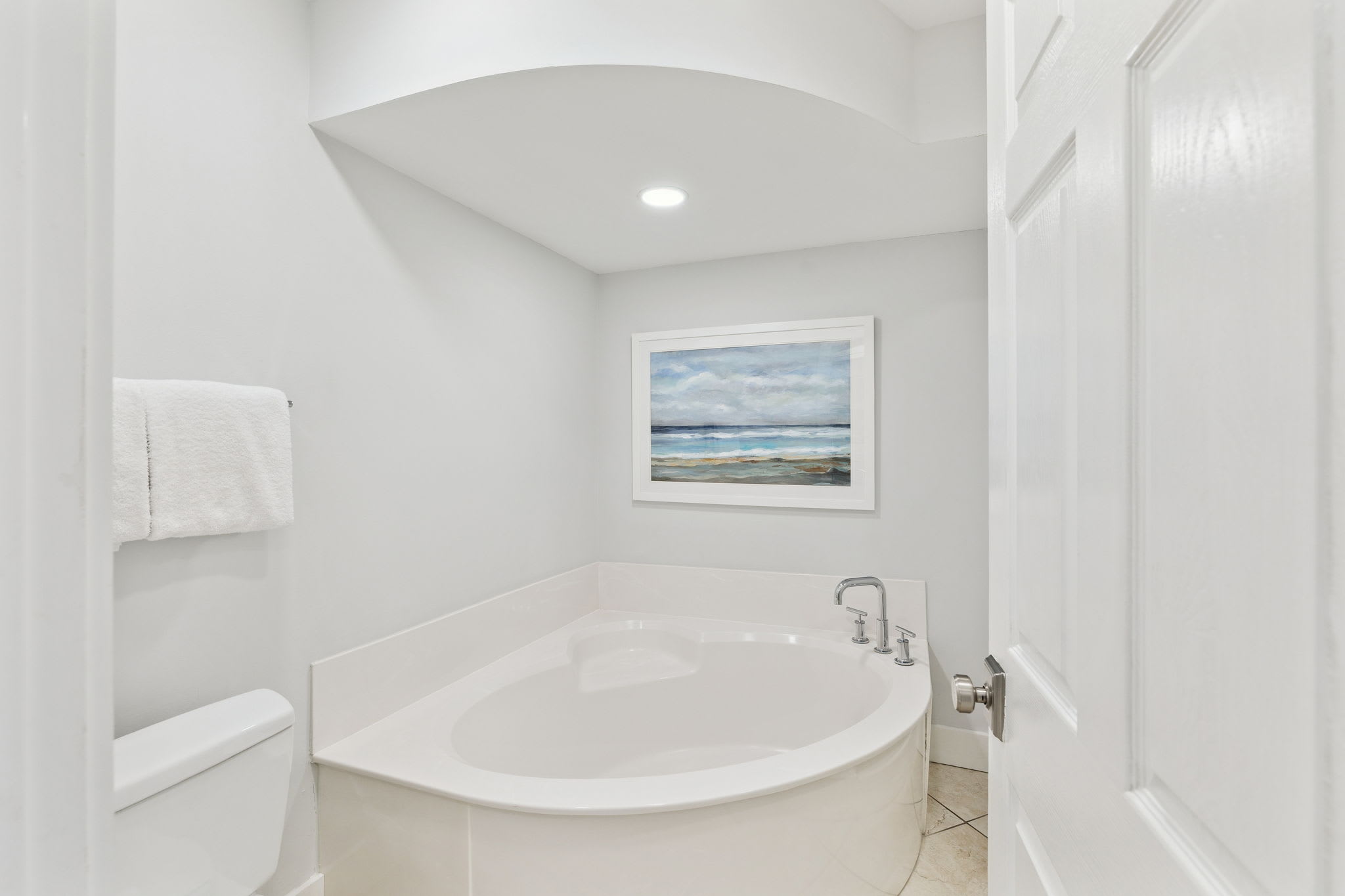 Relax & Unwind in the Oversized Soaking Tub