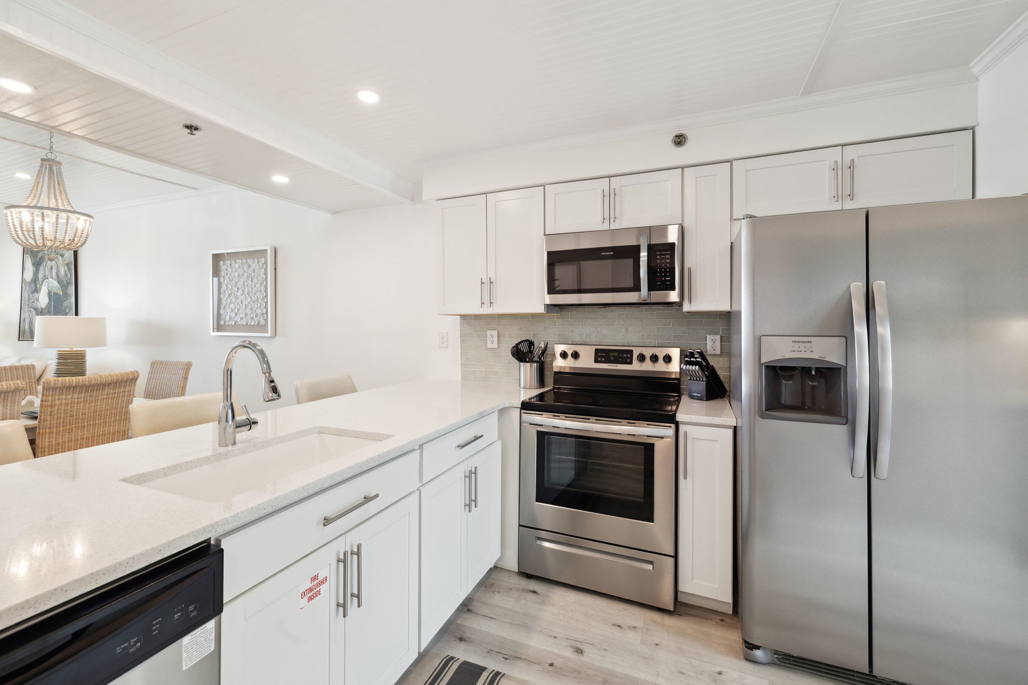 Fully Equipped Kitchen with Stainless Steel Appliances
