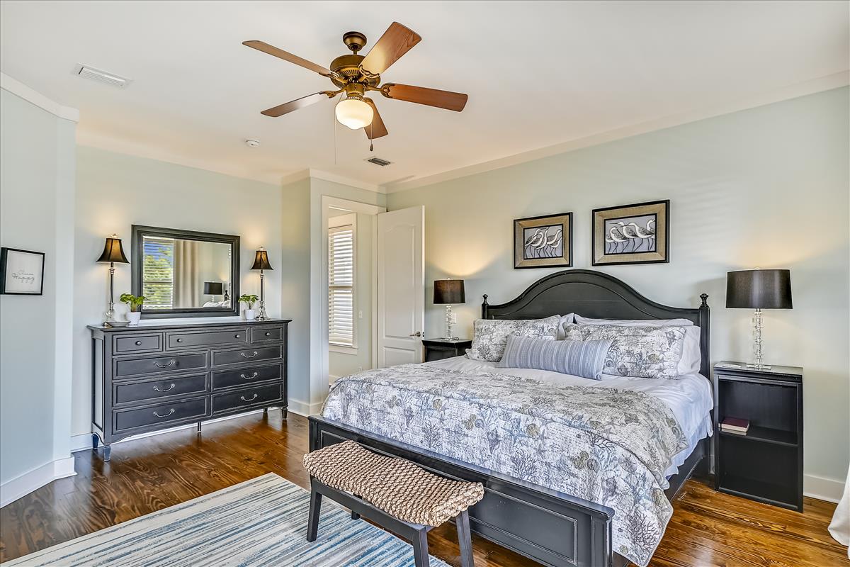 2nd Floor Primary Suite - Furnished with a King Size Bed