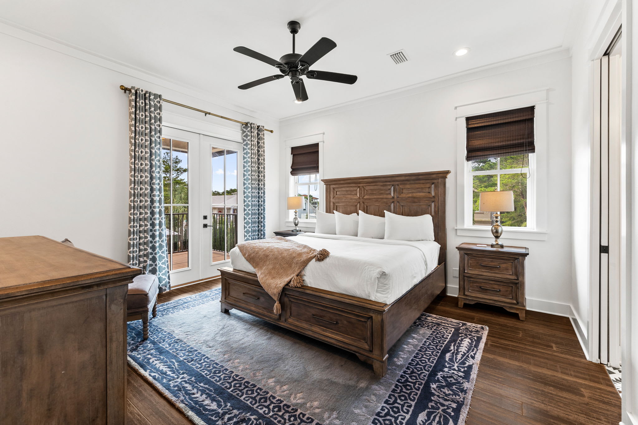 2nd Floor - Primary Suite - King with Balcony Access