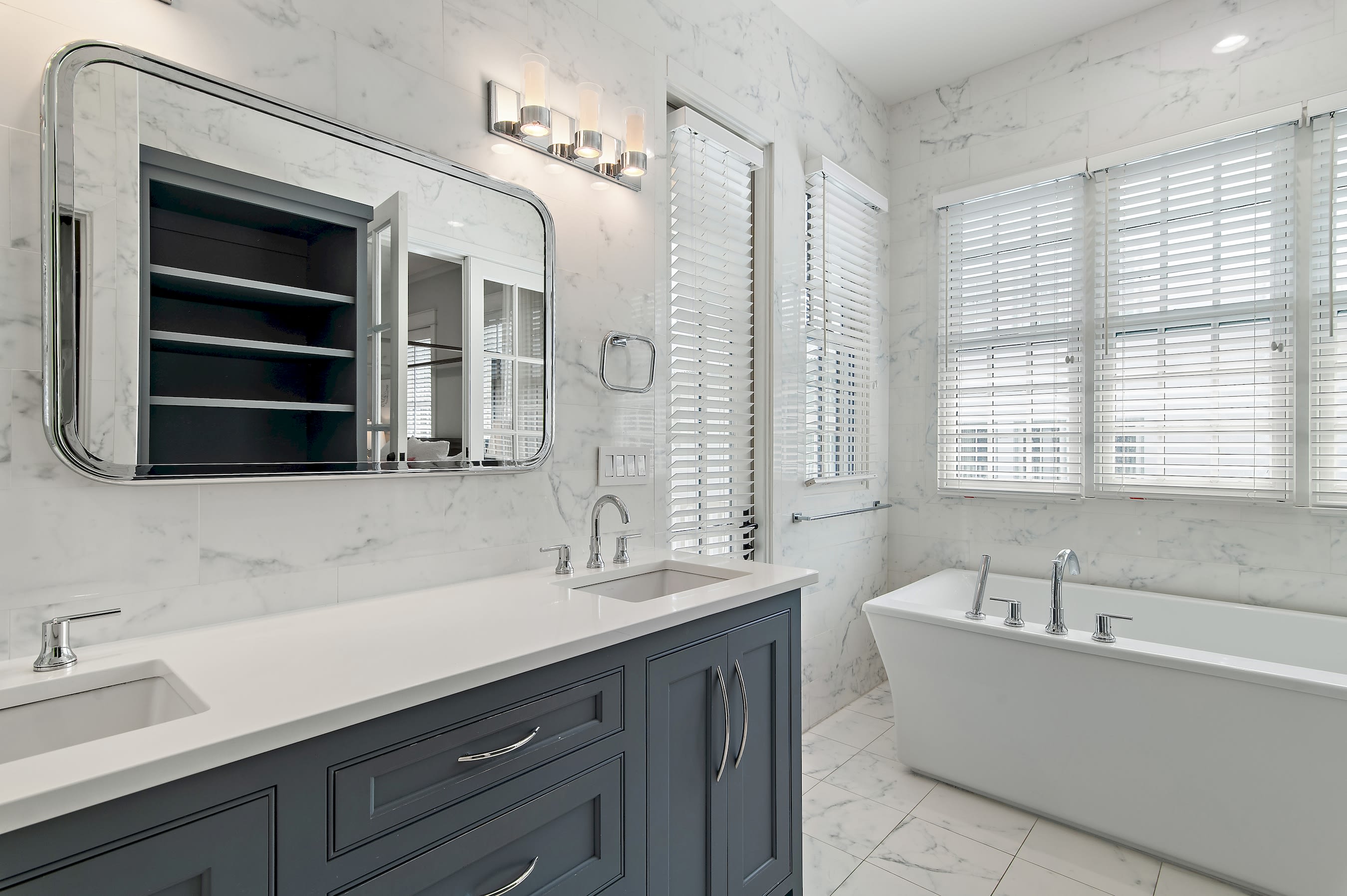 Relax in the Oversized Soaking Tub