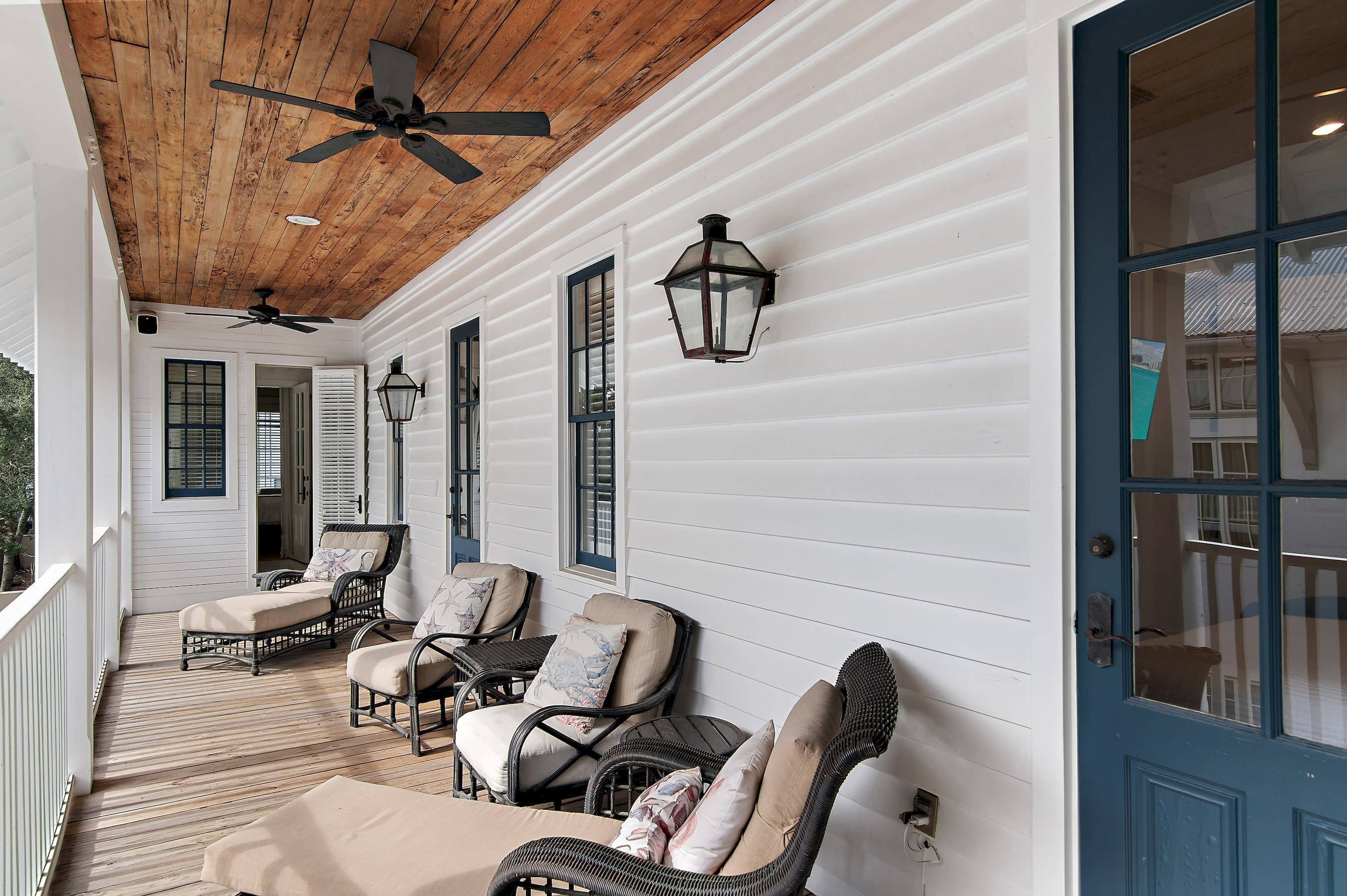 2nd Floor Wrap-Around Balcony with Multiple Access Points