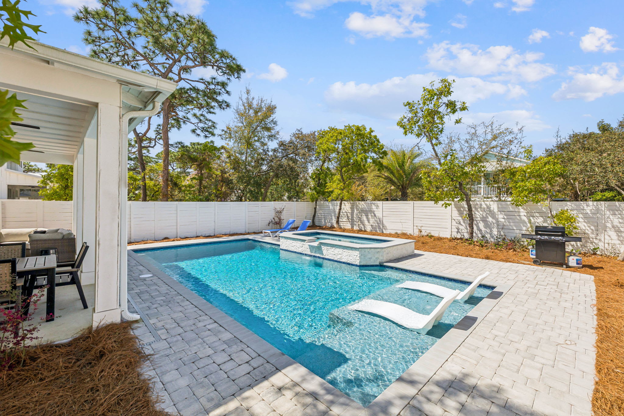 Make a Splash in the Private, Heated Pool or Relax in the Spa!