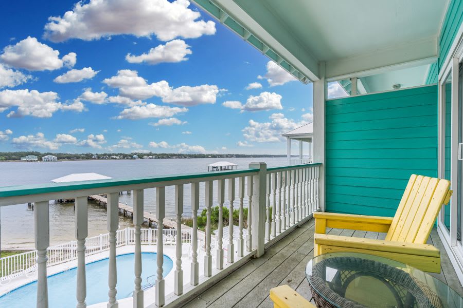 On Golden Pond 8A Primary Bedroom Balcony