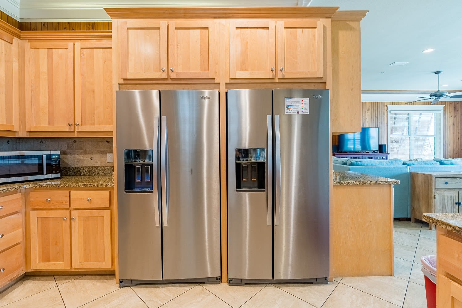 Summer Salt West 2 Full Size Refrigerators with Freezers