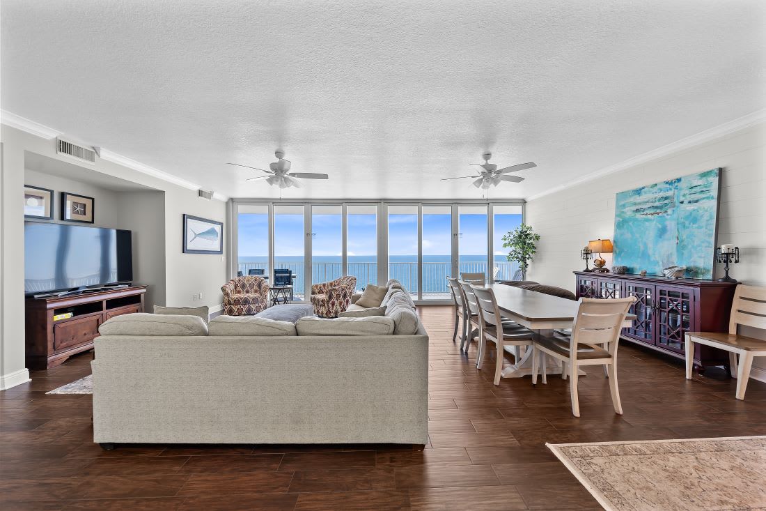 8 San Carlos Penthouse 5 Dining and Living Area