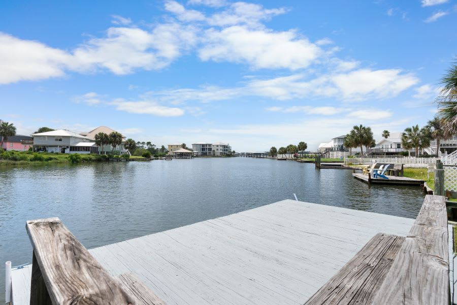 Sunset Daze Small Boat Dock & Lagoon View