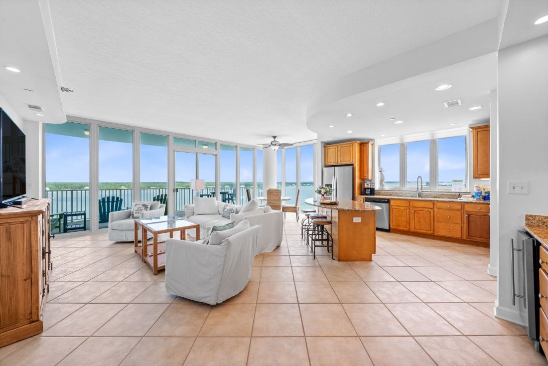4 Lagoon Tower 902 Living Room-Kitchen