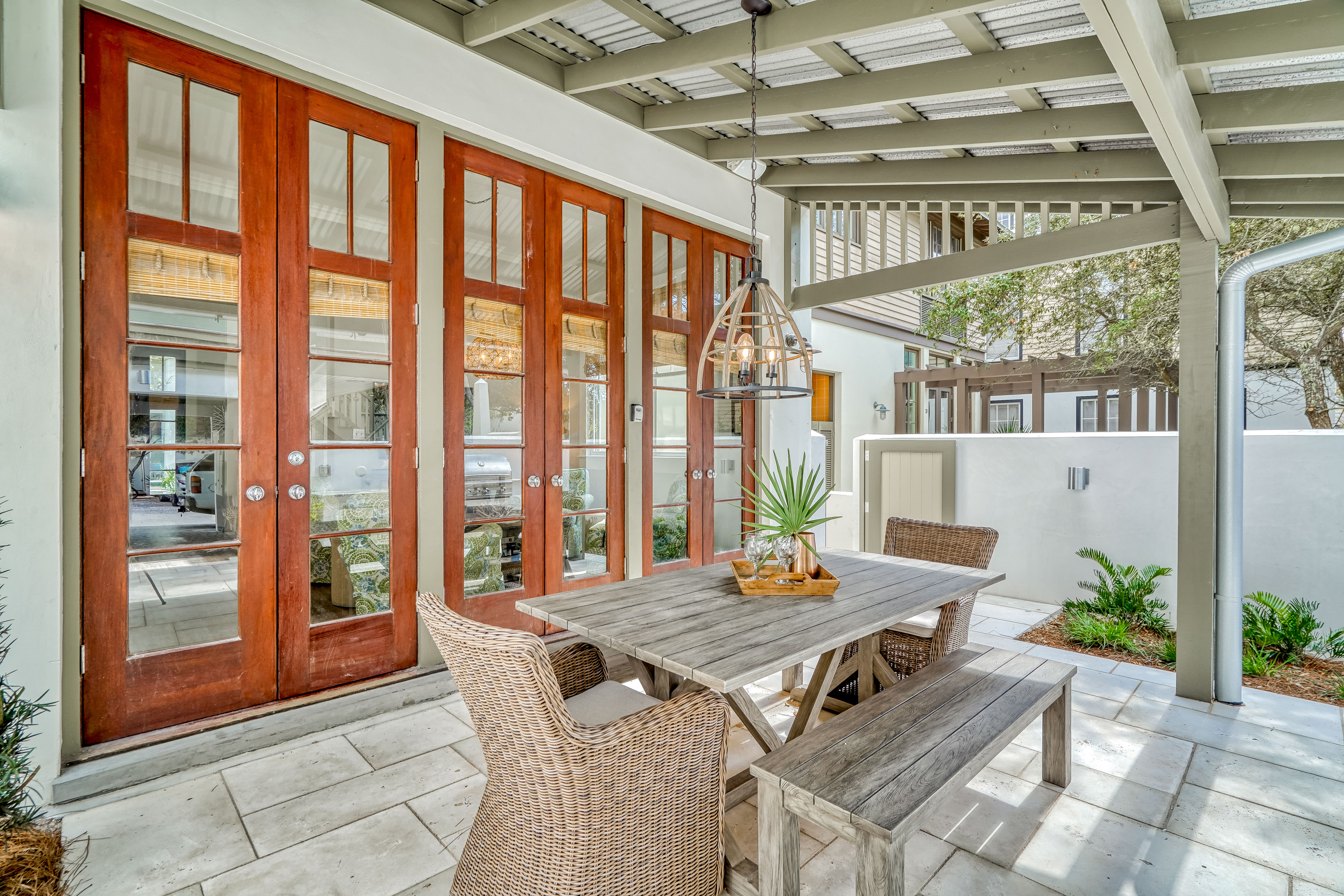 Enjoy Al Fresco Dining under the Covered Patio