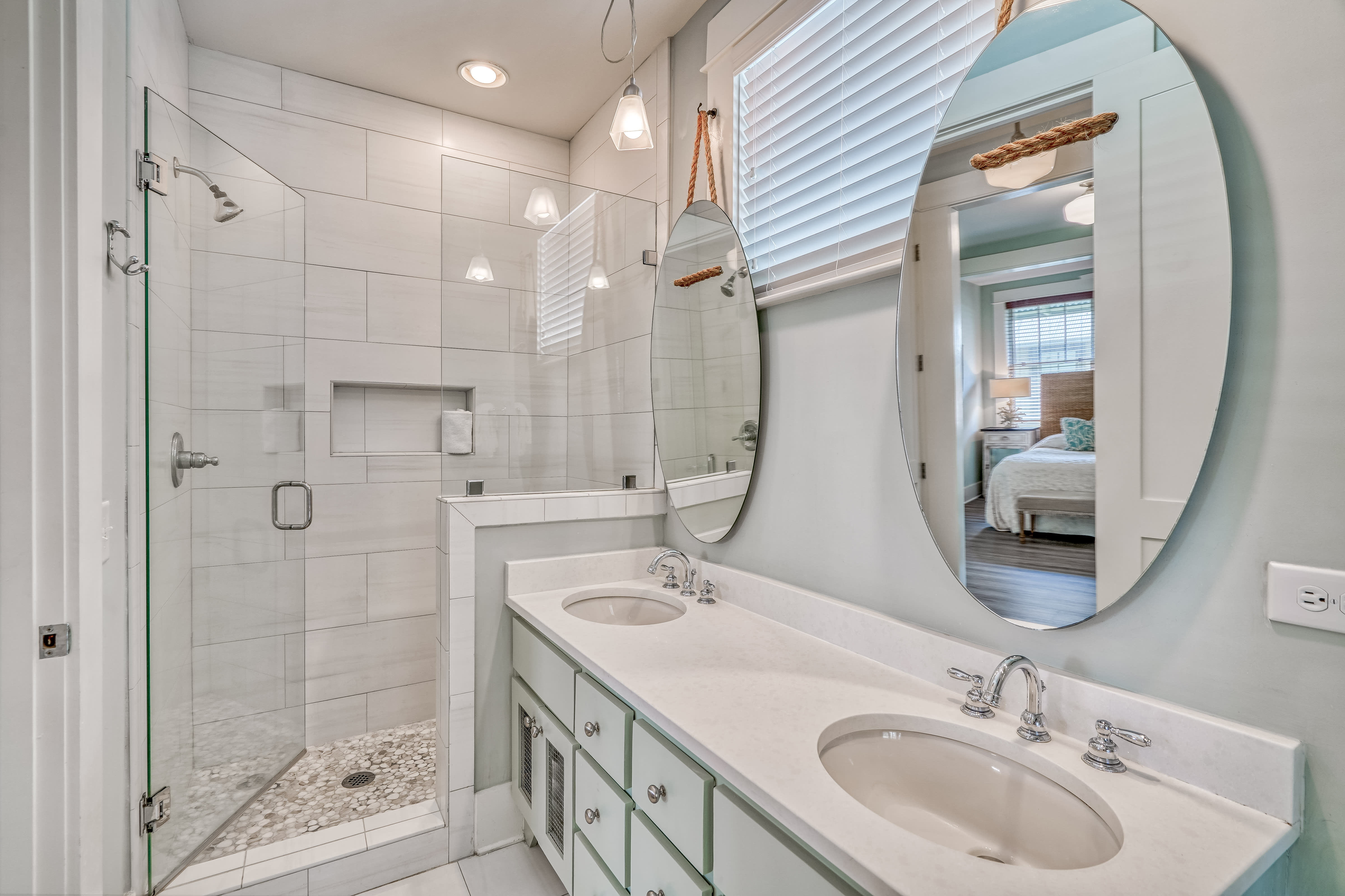 Primary En-Suite - Dual Vanities & Walk-In Shower