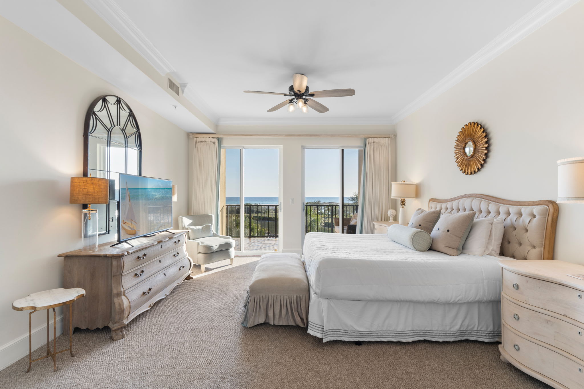 Spacious King Bed in Bedroom 1