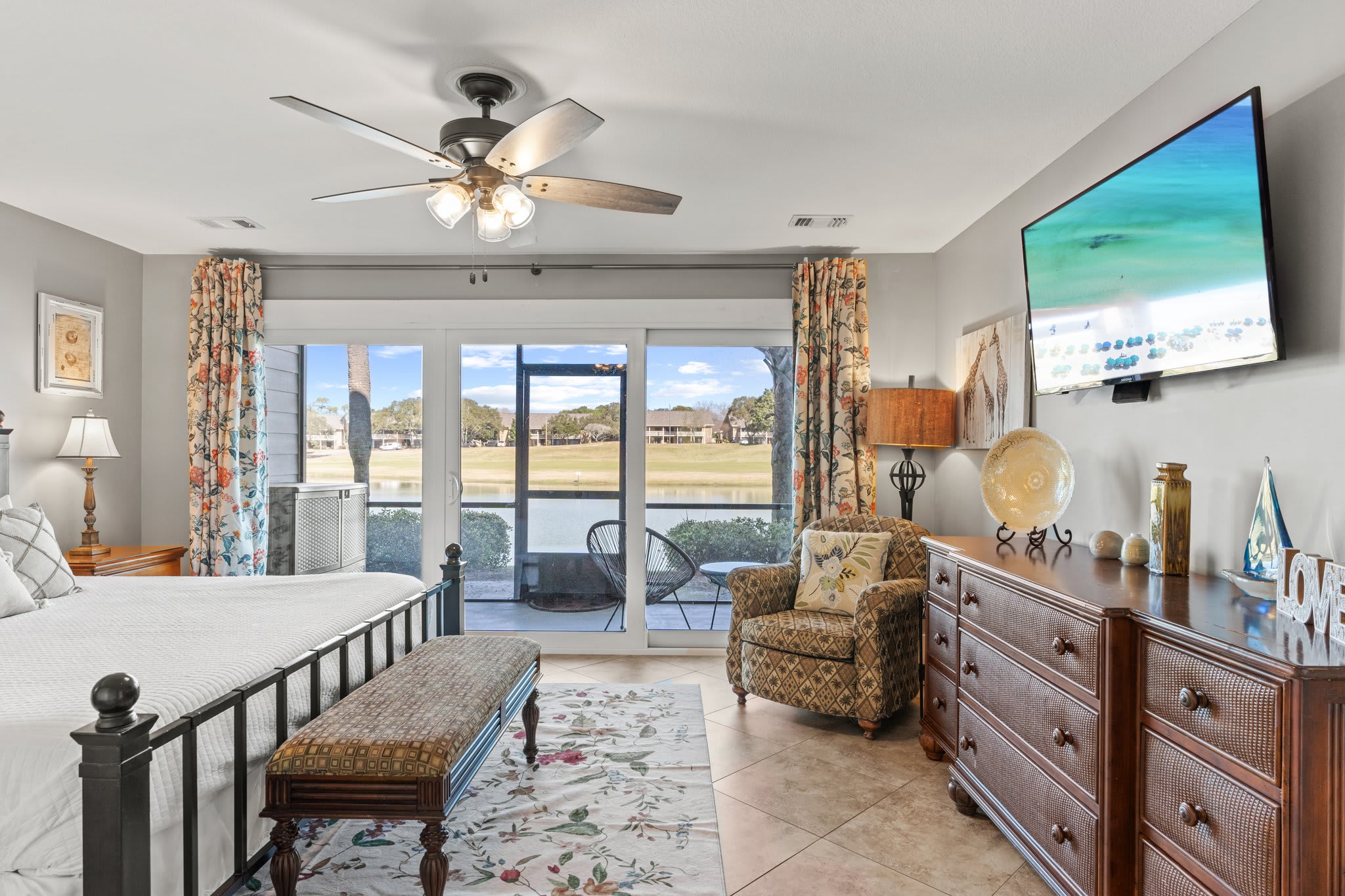 Large flatscreen television