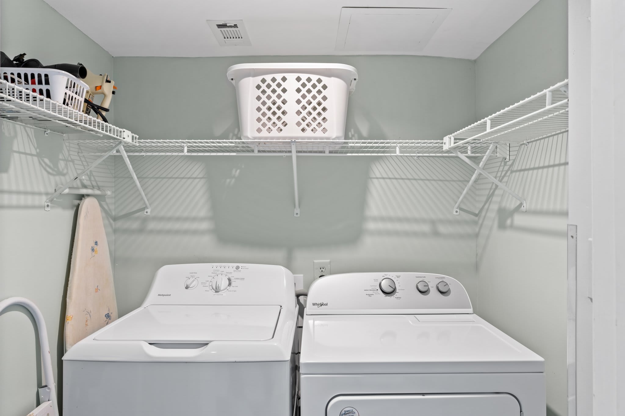 First floor laundry area