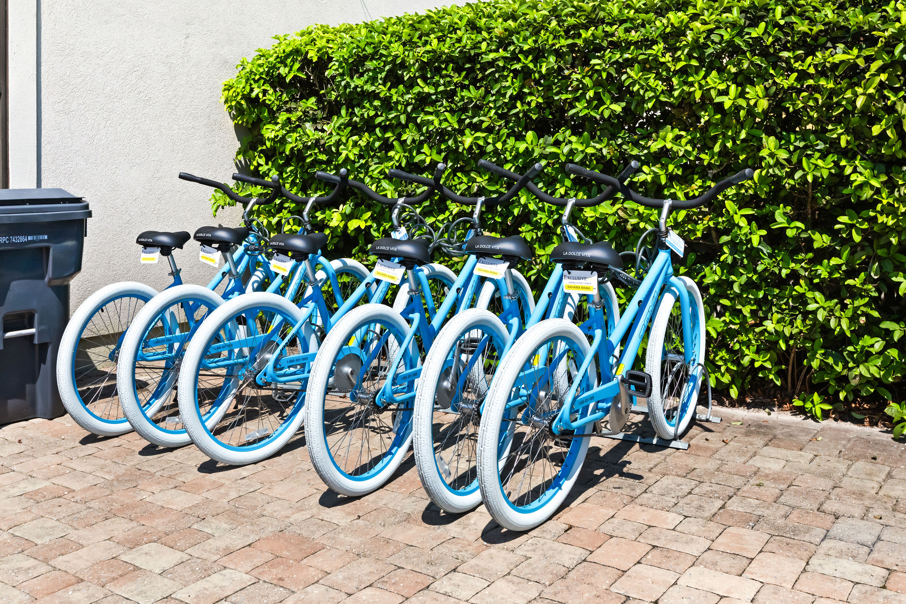 6 Taxi Bikes are included with your stay