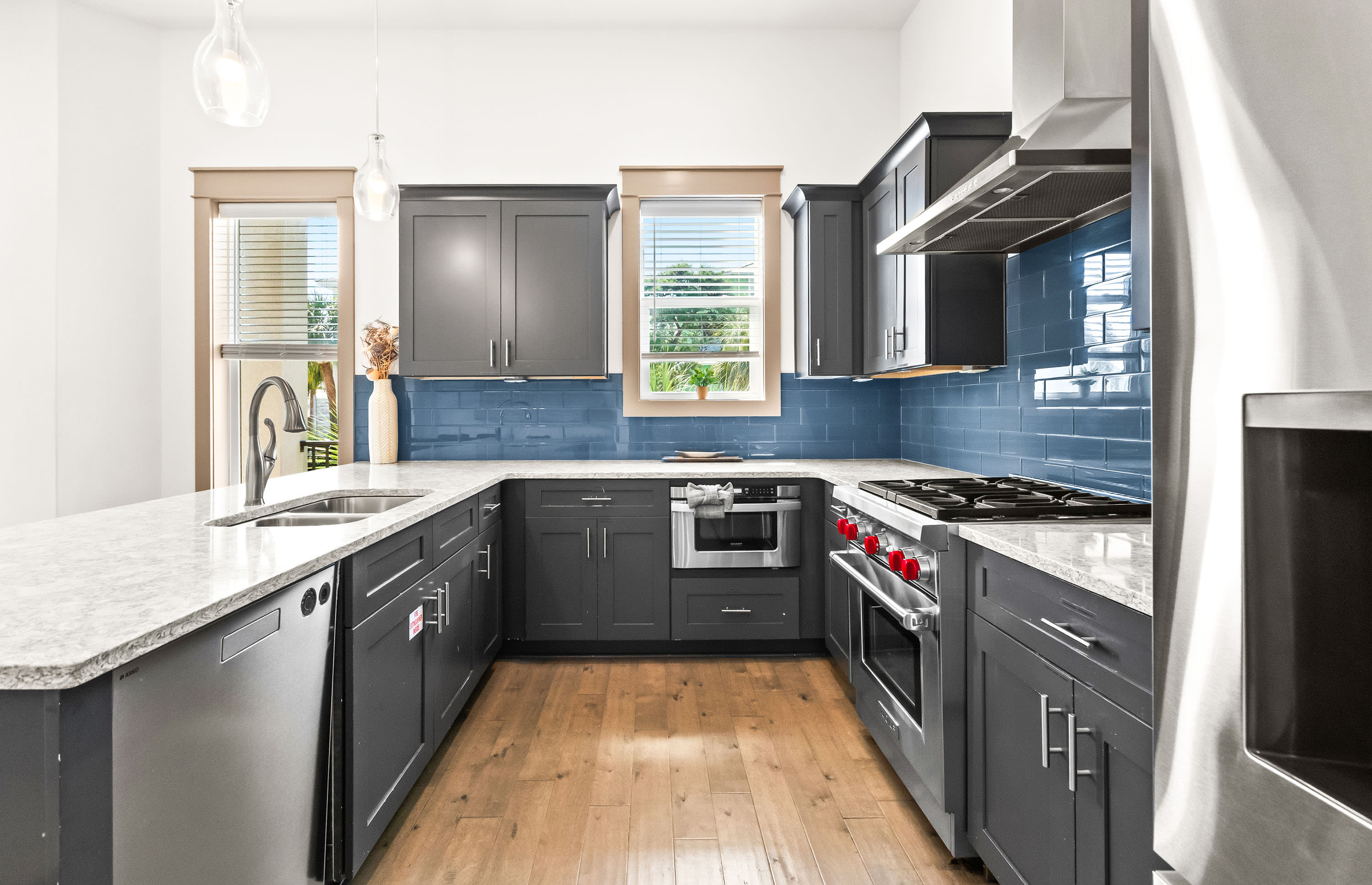 The Full Kitchen is well supplied for cooking