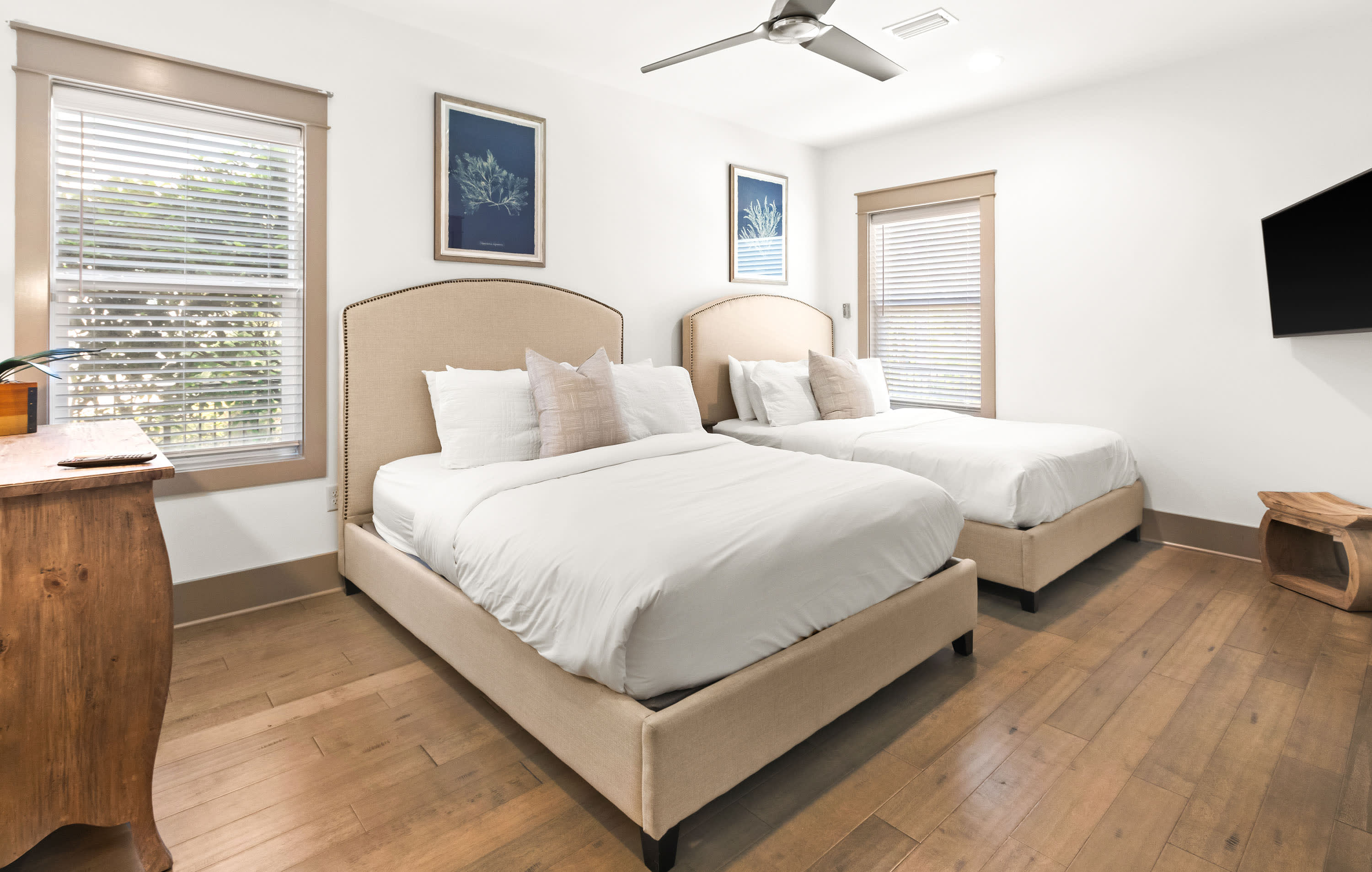 1st Floor Guest Suite sleeps up to 4 in two Queen Beds