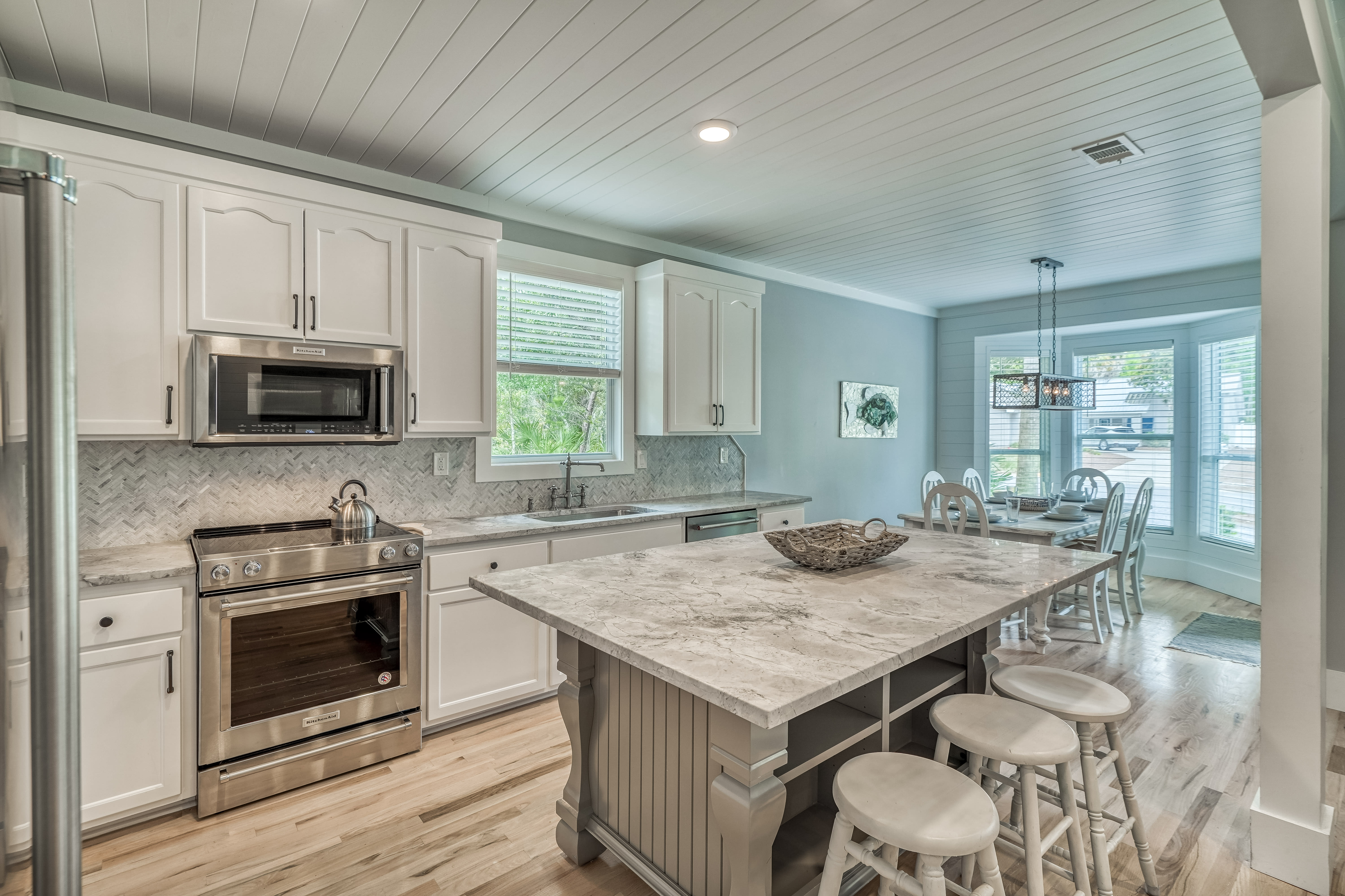 Kitchen - Offering Island Seating for Three