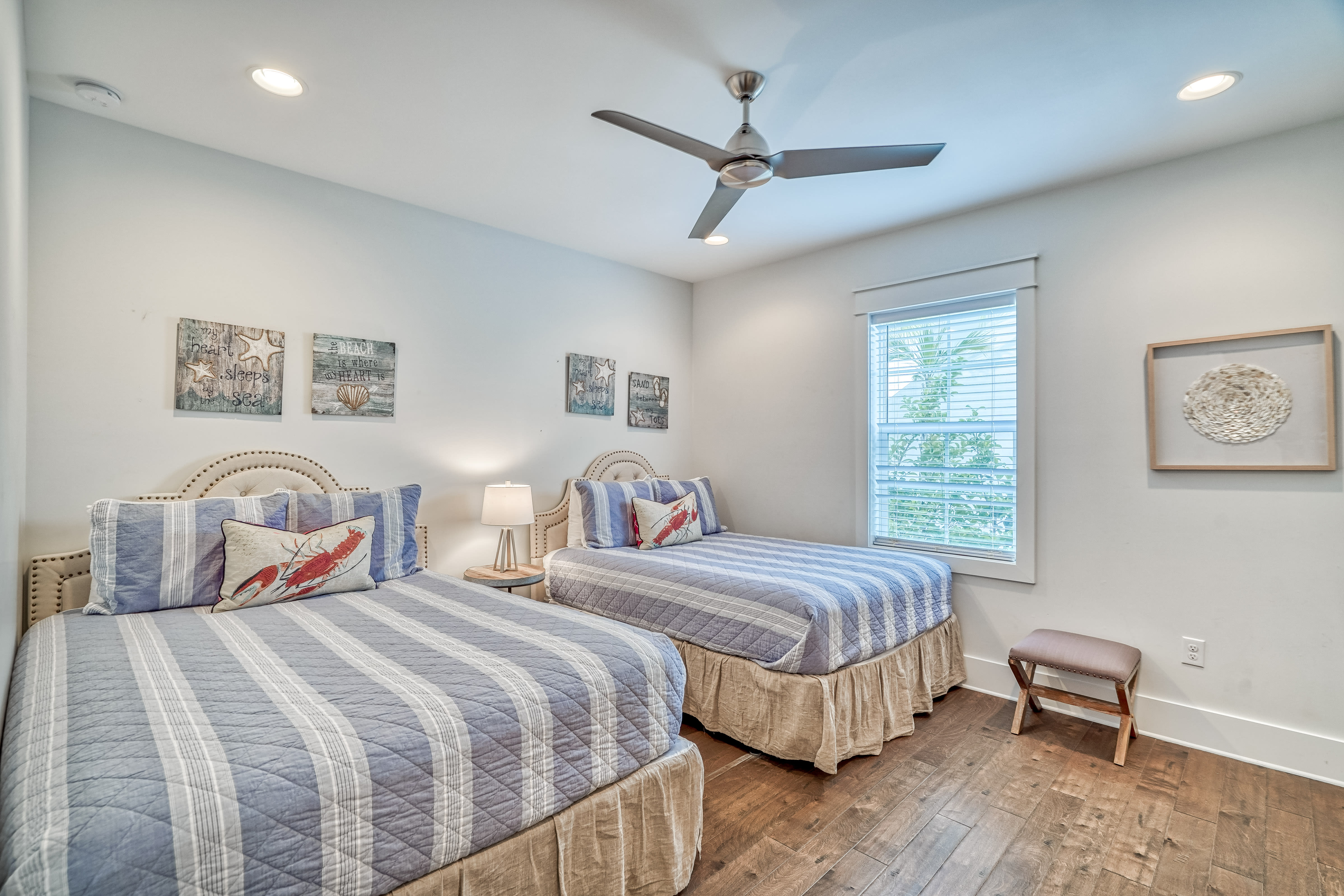 1st Floor Guest Suite - Furnished with Two Queen Size Beds