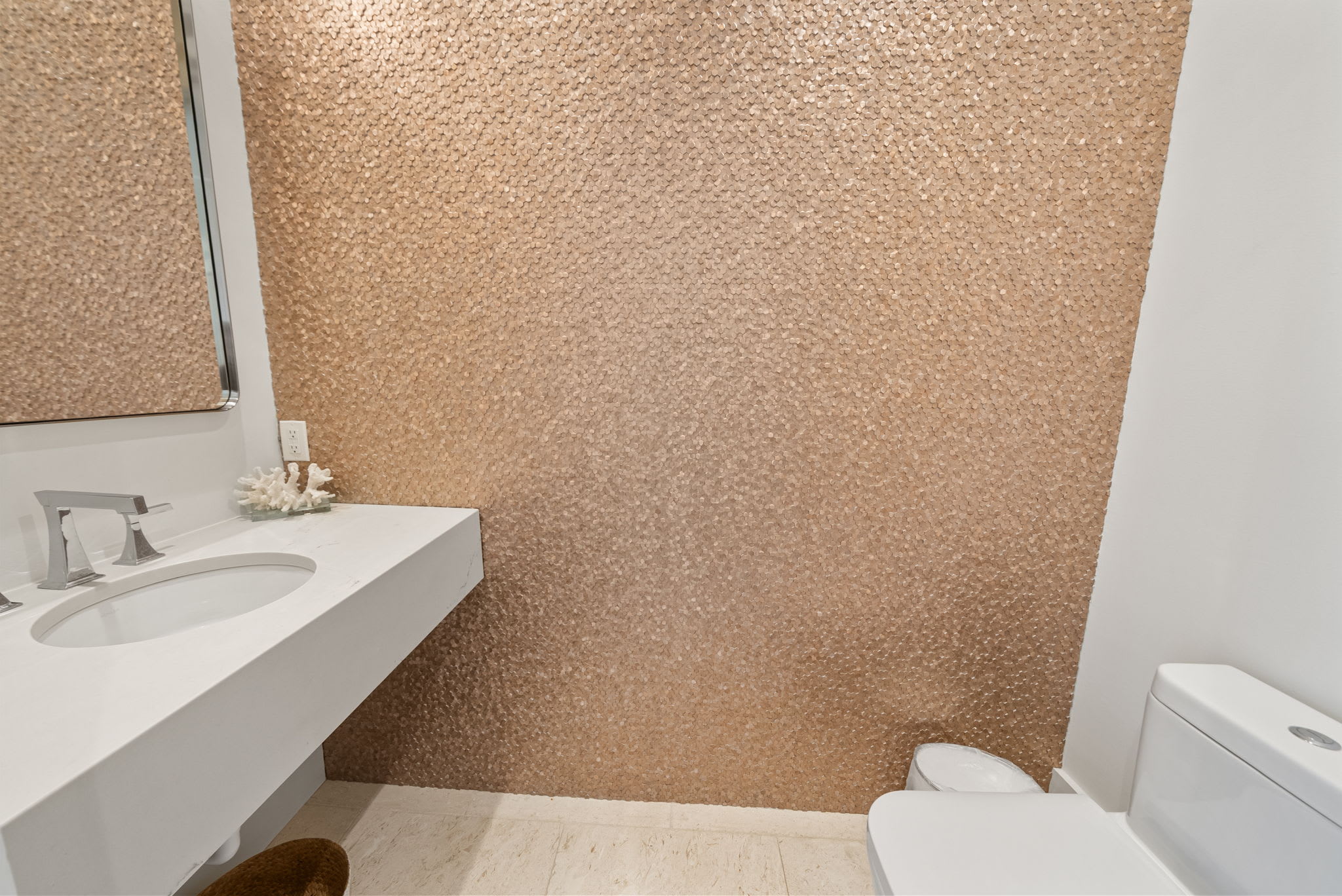 1st Floor Powder Room - Conveniently Located Off the Entry