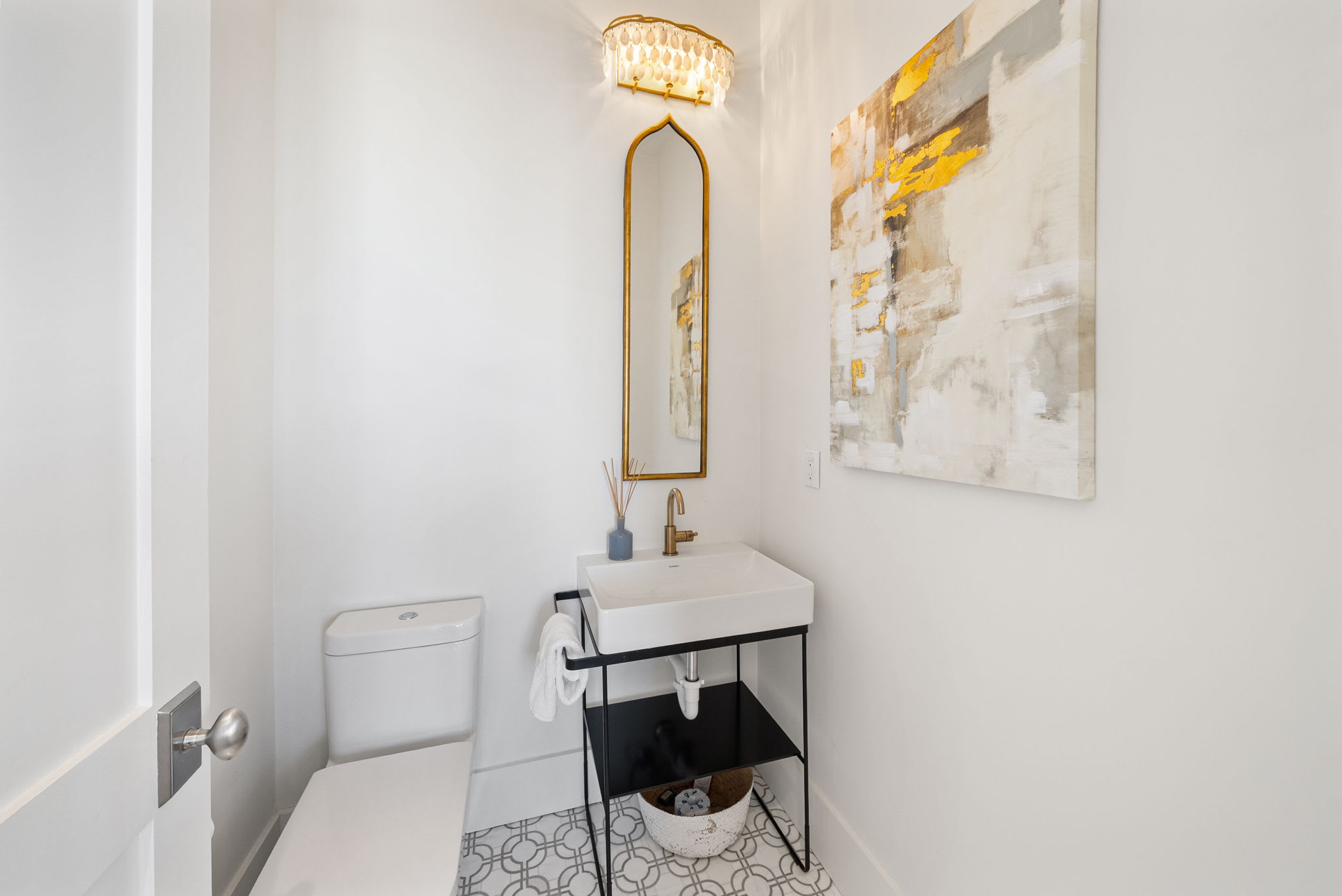 2nd Floor Powder Room - Conveniently Located Off the Kitchen