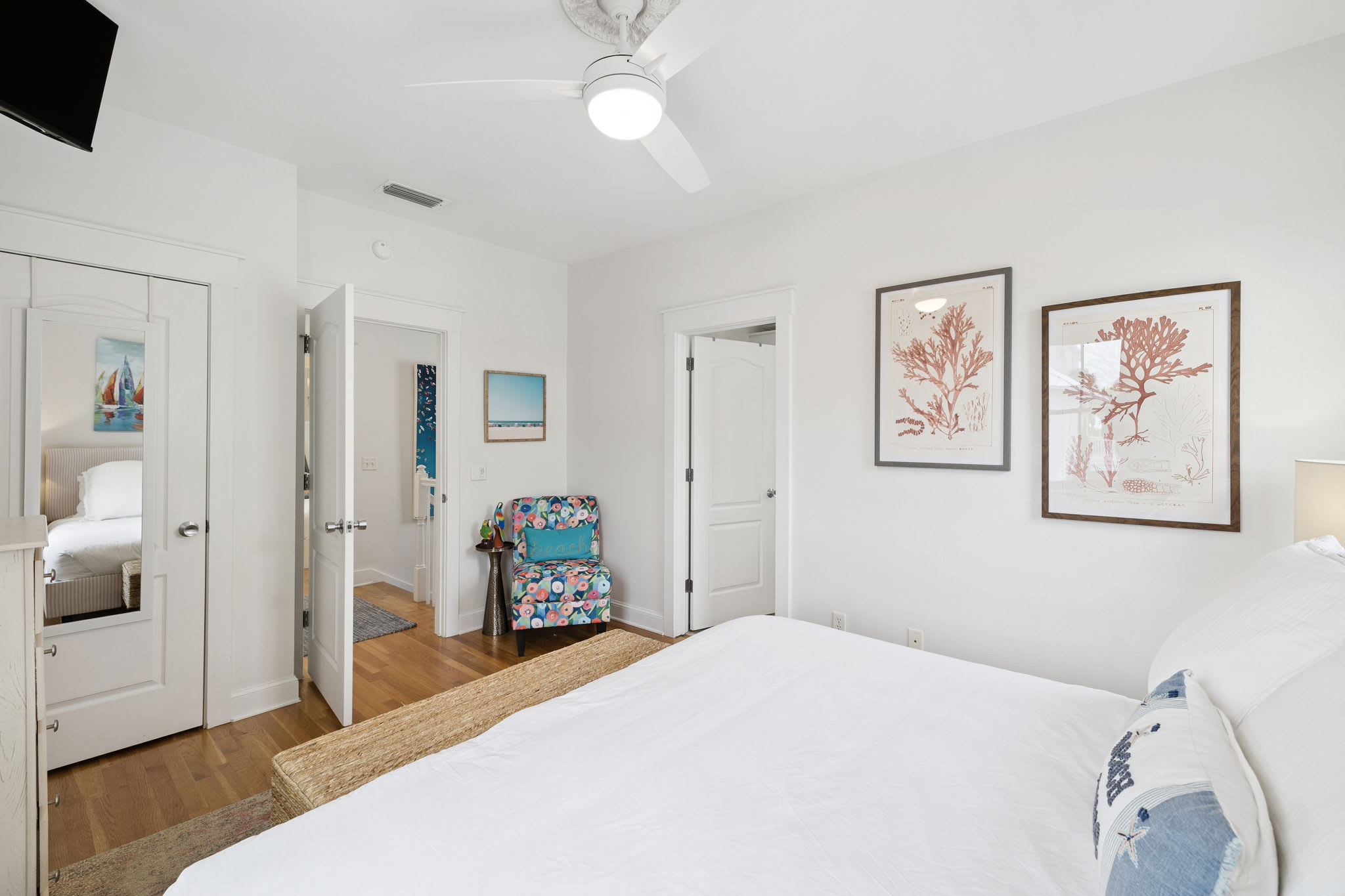 Primary King Suite - Equipped with a Flat-Screen TV