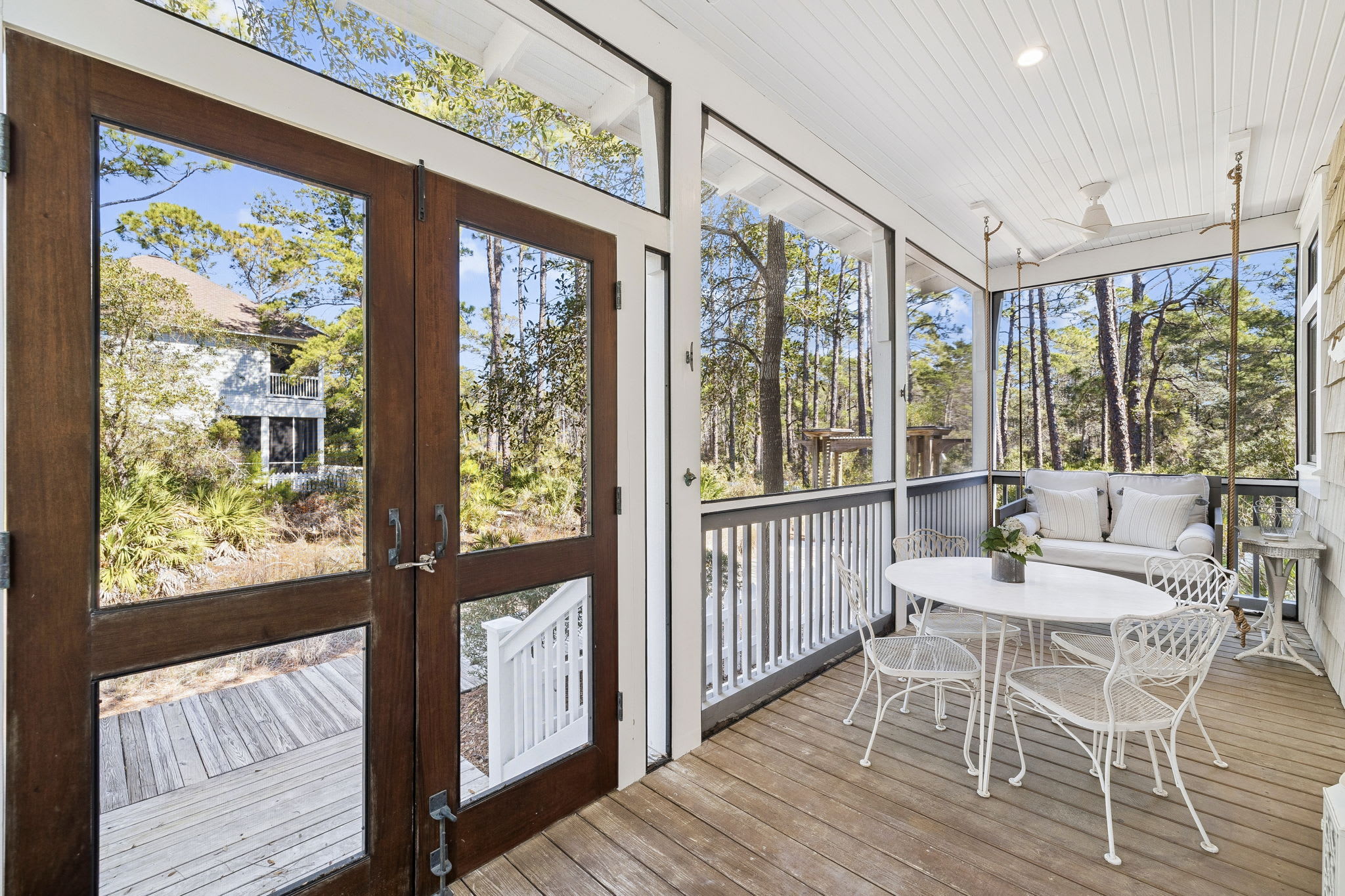 Unwind on the Private Back Porch