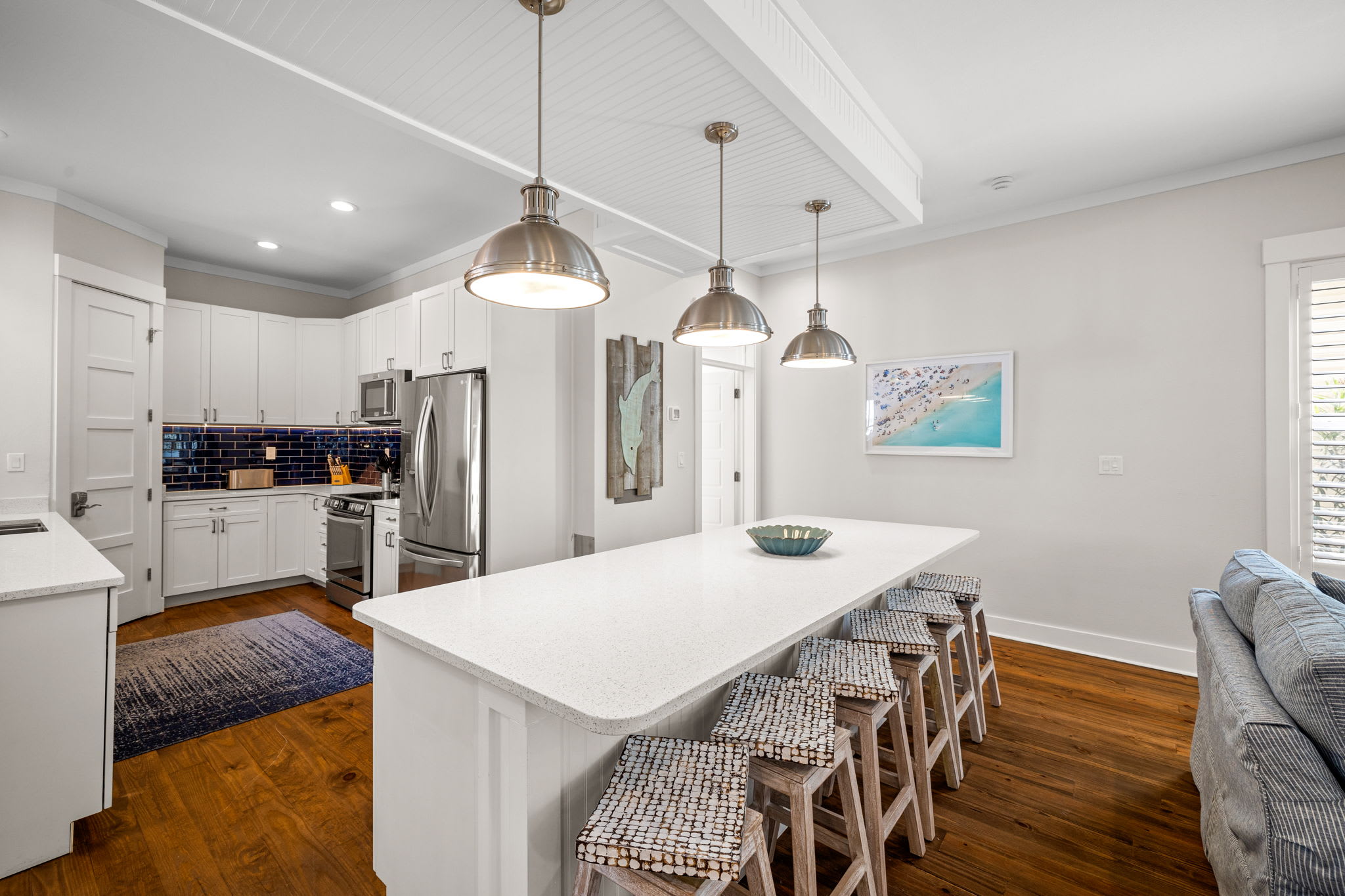 1st Floor Kitchen - Equipped with Stainless Steel Appliances