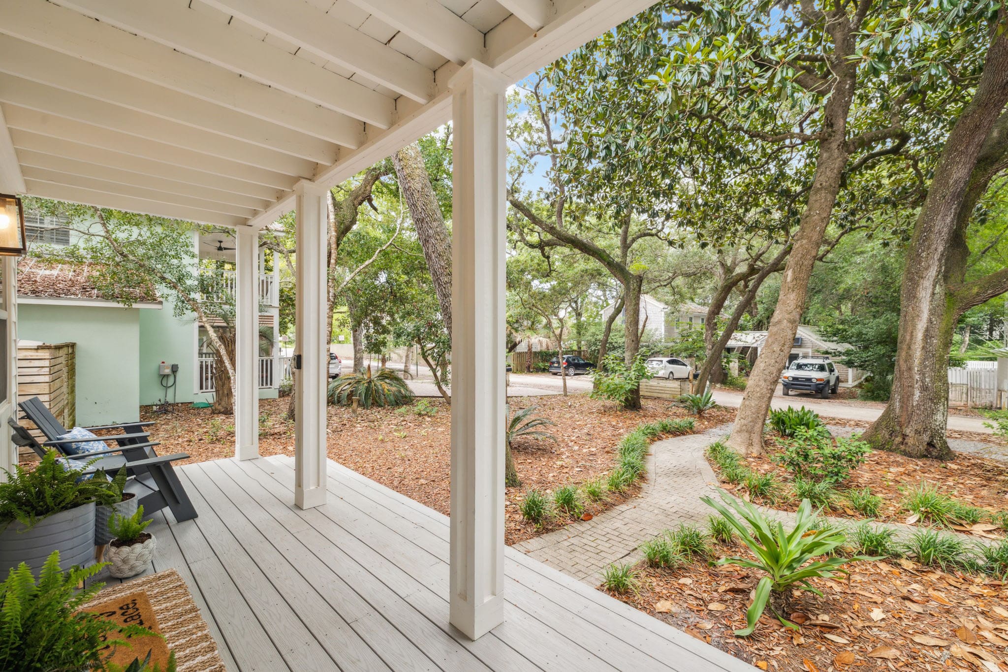 Cozy Front Porch for Morning Coffee!