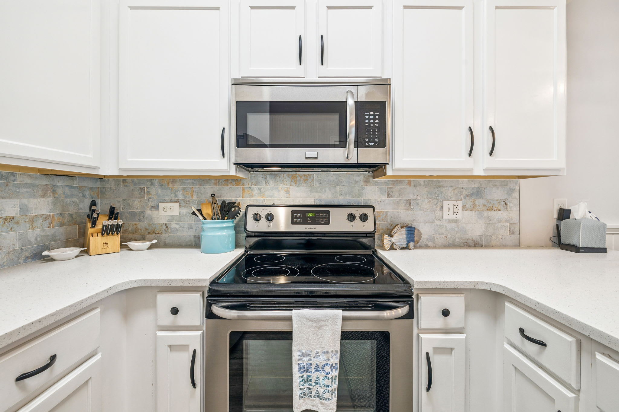 Chef's Kitchen Offering Stainless Steel Appliances