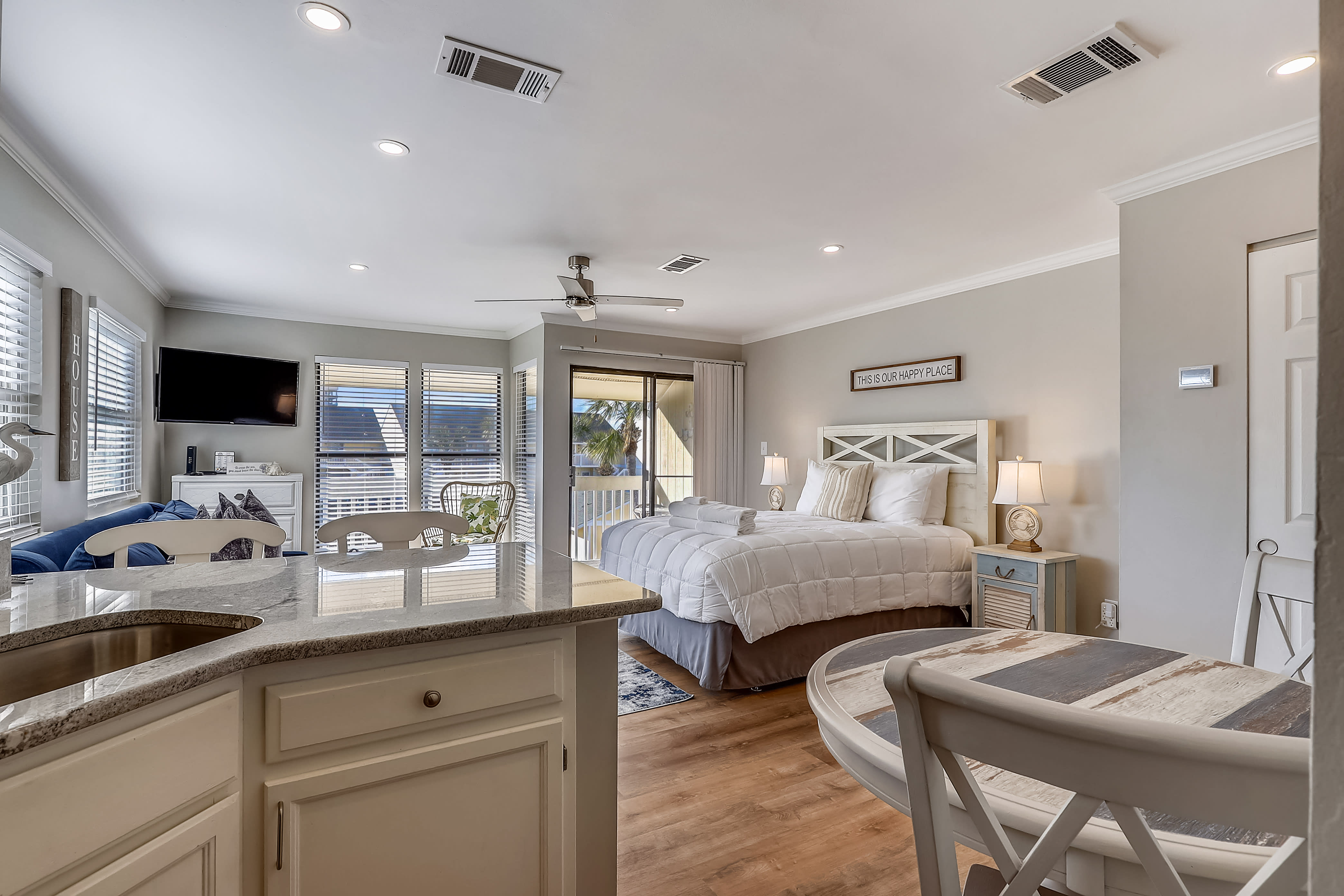 Living room/Sleeping Area