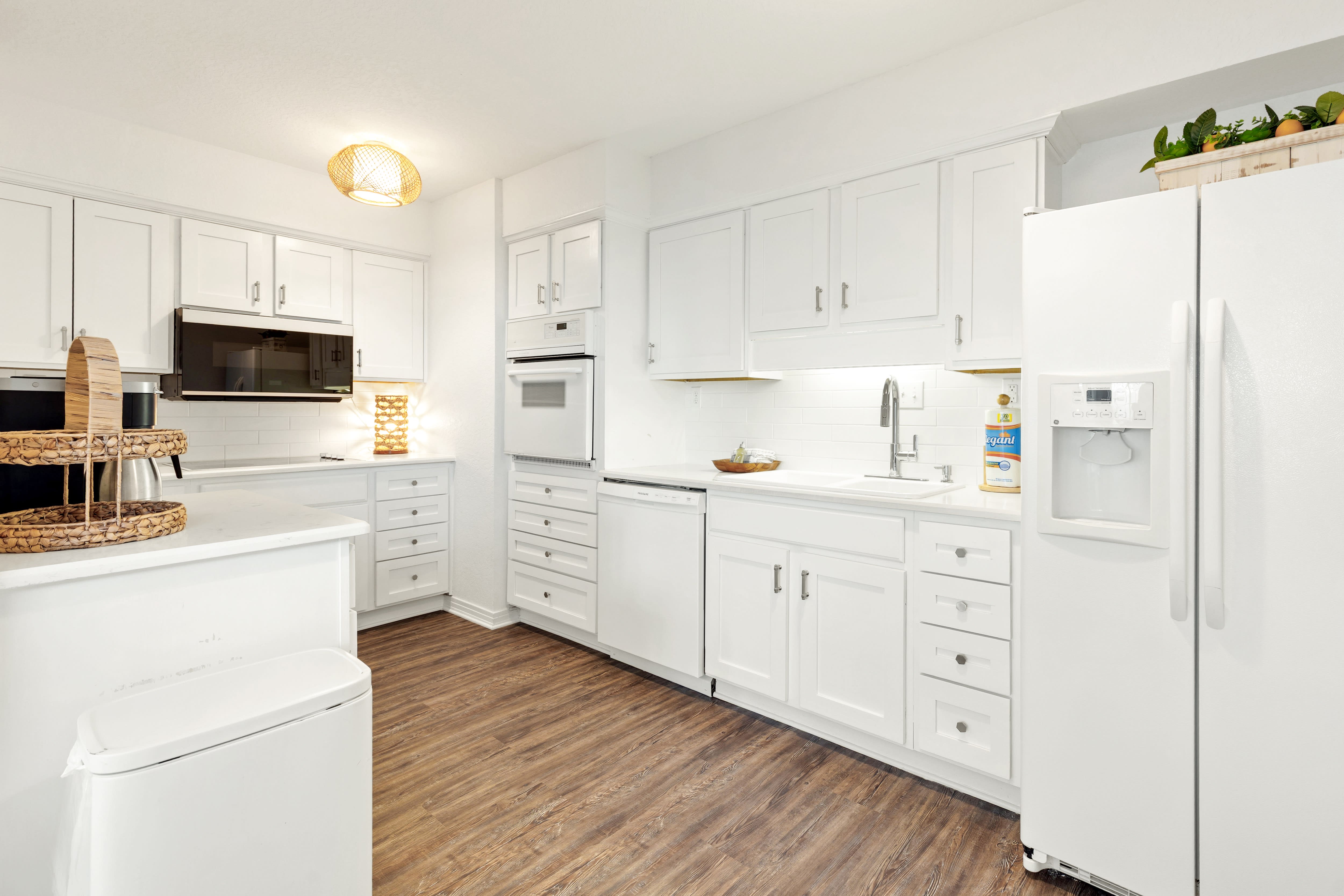 Your bright, spacious kitchen awaits with modern appliances and ample counter space for preparing meals together.