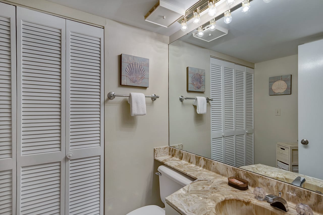 Hall Bathroom with Washer and Dryer