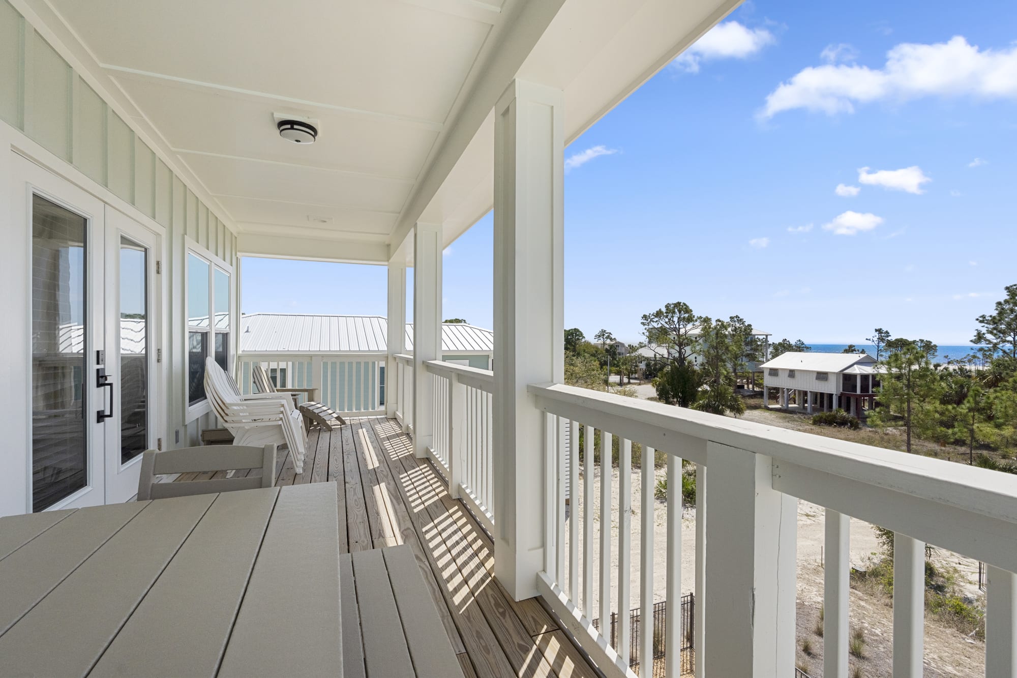 Beautiful sunset views from private balcony