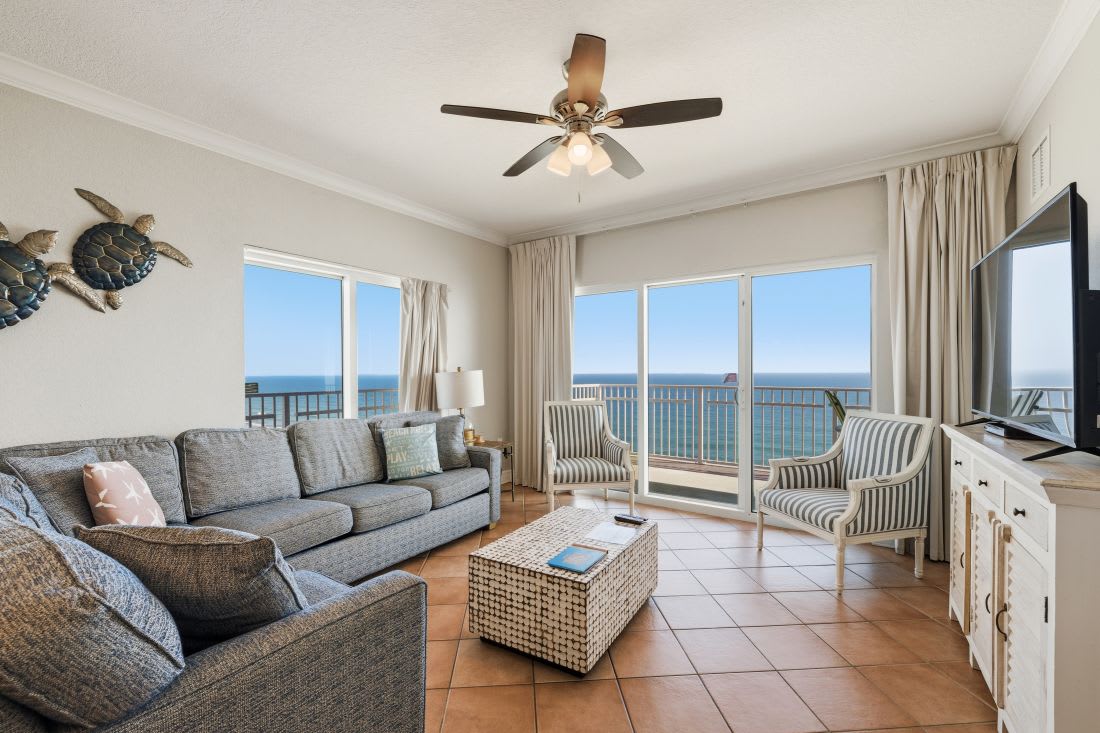 Crystal Shores West 601 Living Room