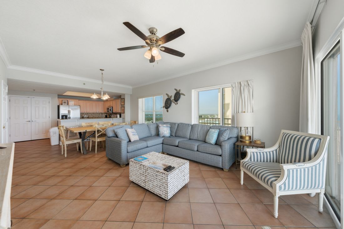 Crystal Shores West 601 Living Area