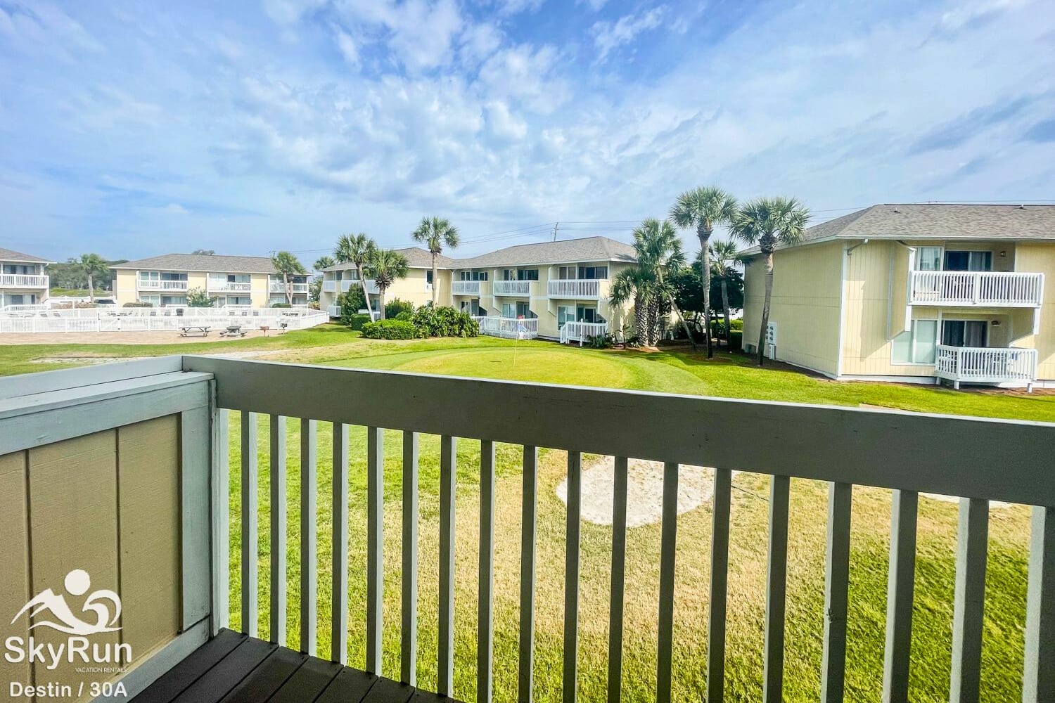 Step onto your private balcony and soak in peaceful views of manicured grounds and palm-dotted courtyards.